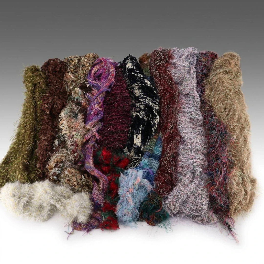 Knit Ponchos, Shawls and Scarves