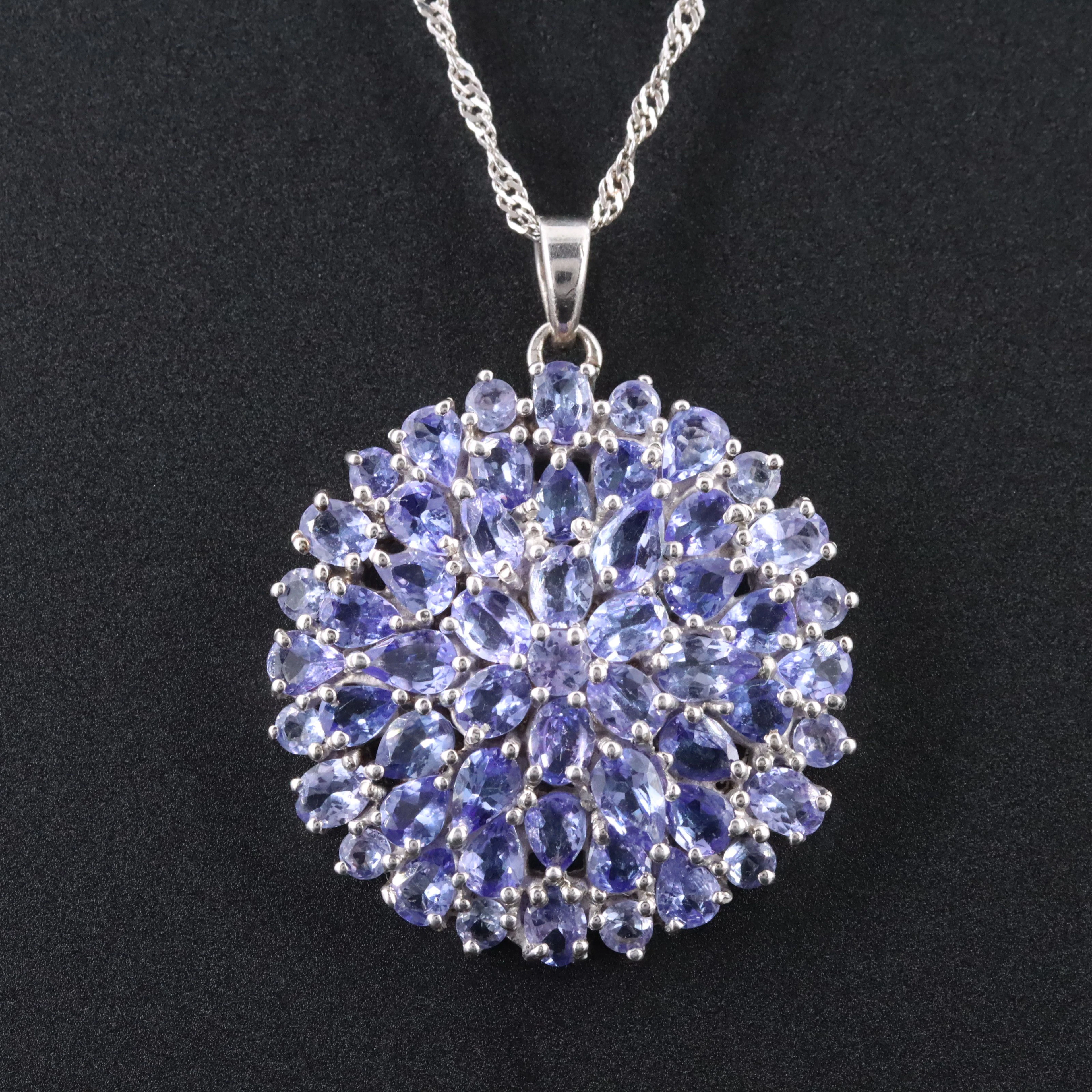 Sterling Tanzanite Necklace