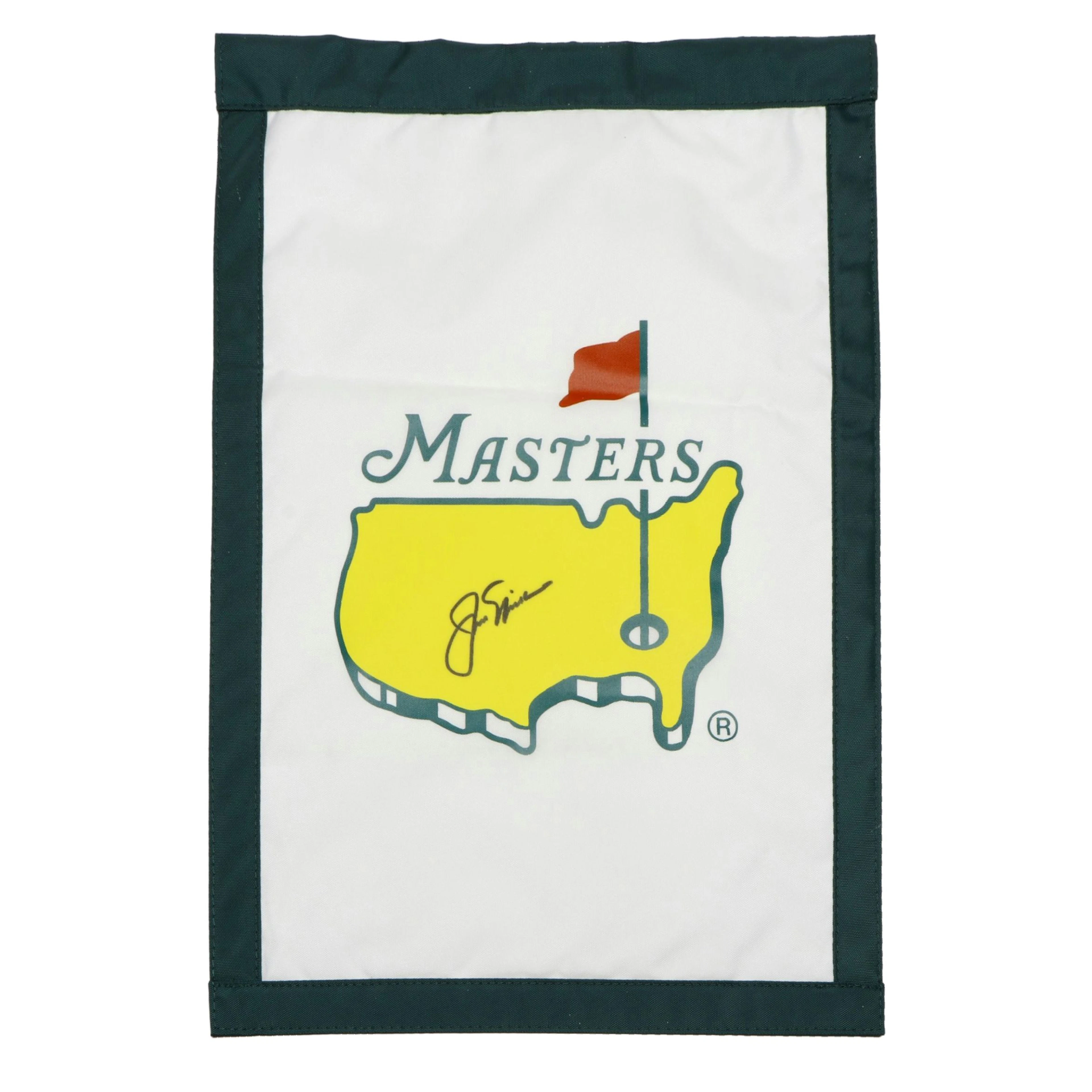 Jack Nicklaus Signed Masters Golf Flag, PSA