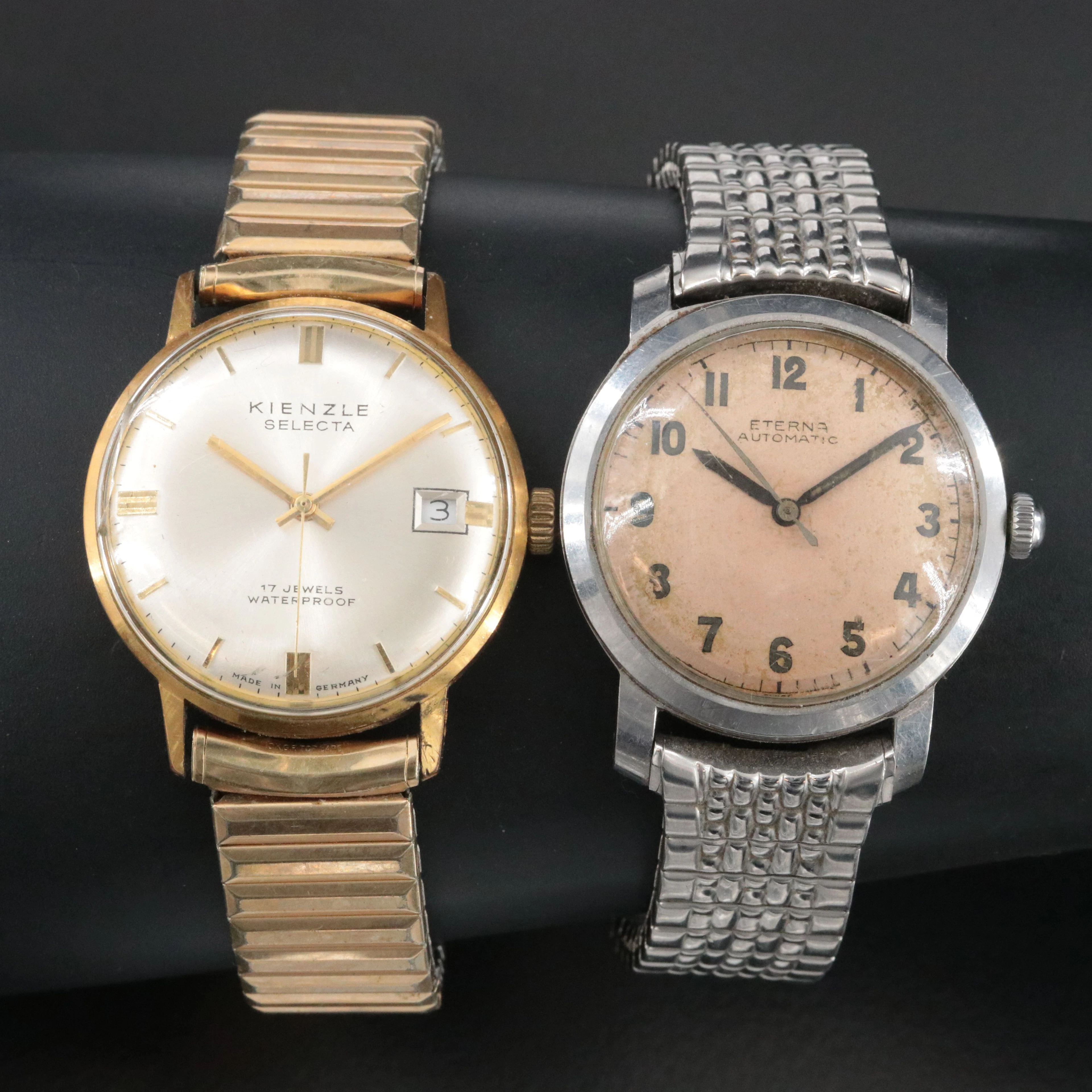 Eterna Automatic & Kienzle Selecta Vintage Watches.