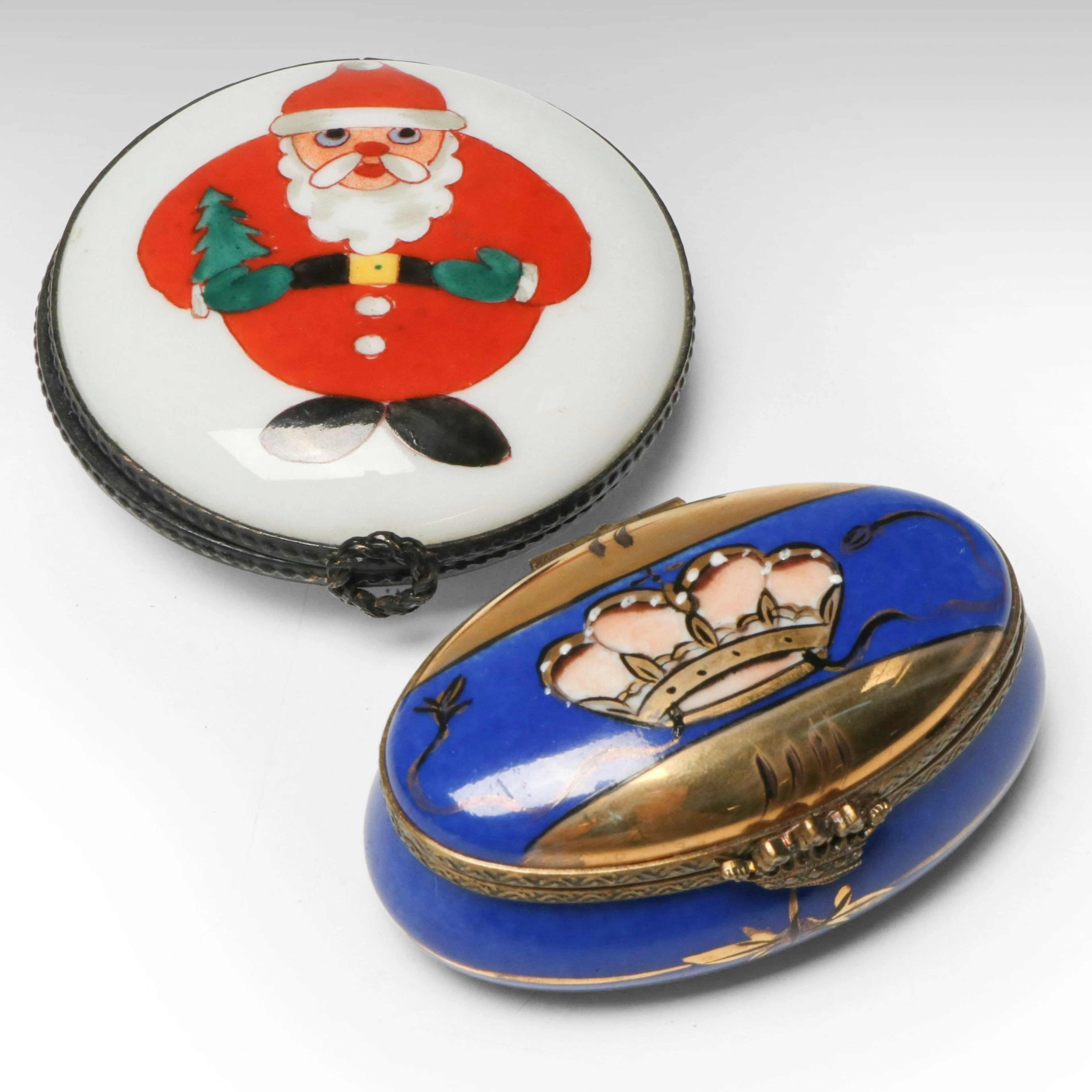 Hand-Painted Porcelain Limoges Boxes