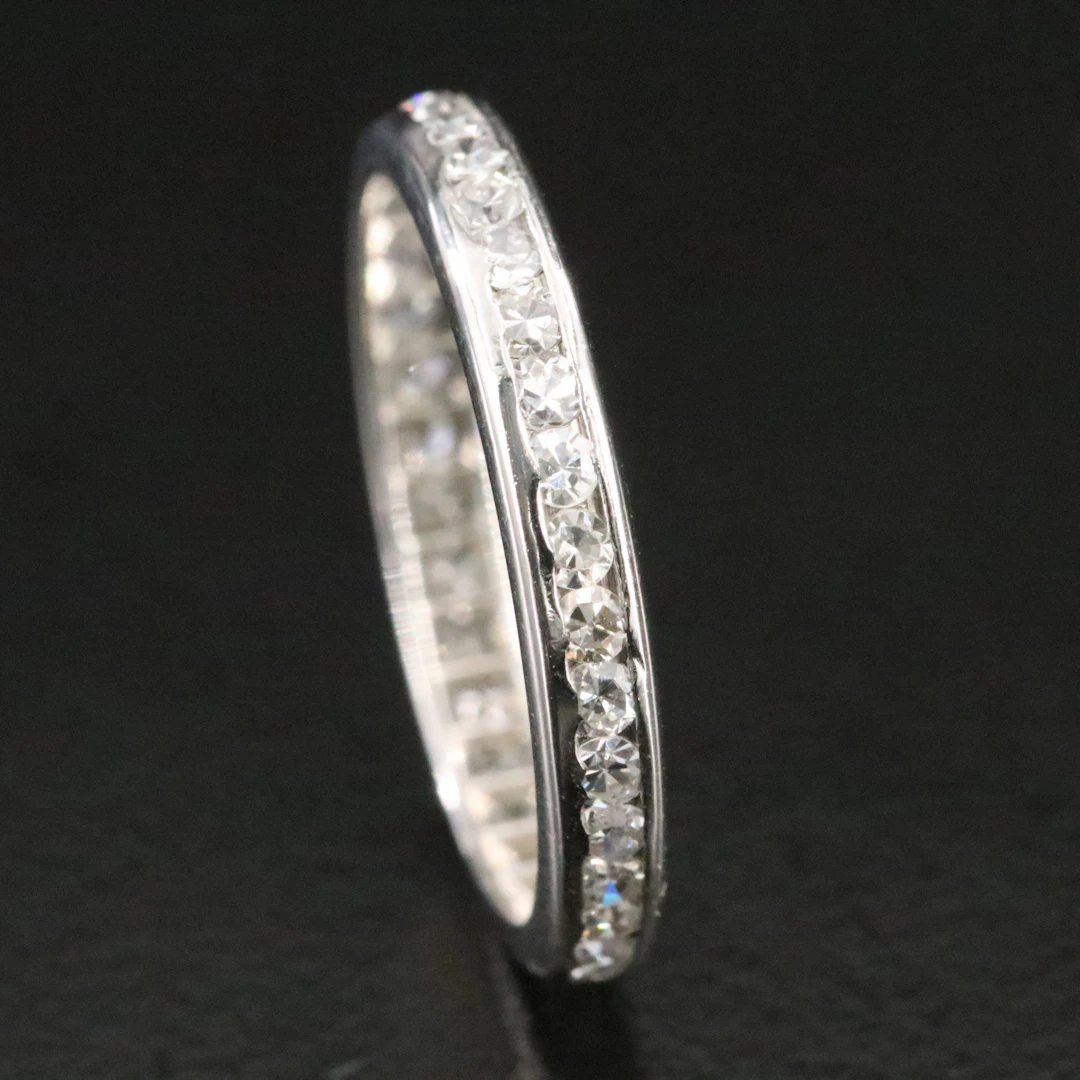 Platinum 0.52 CTW Diamond Eternity Band