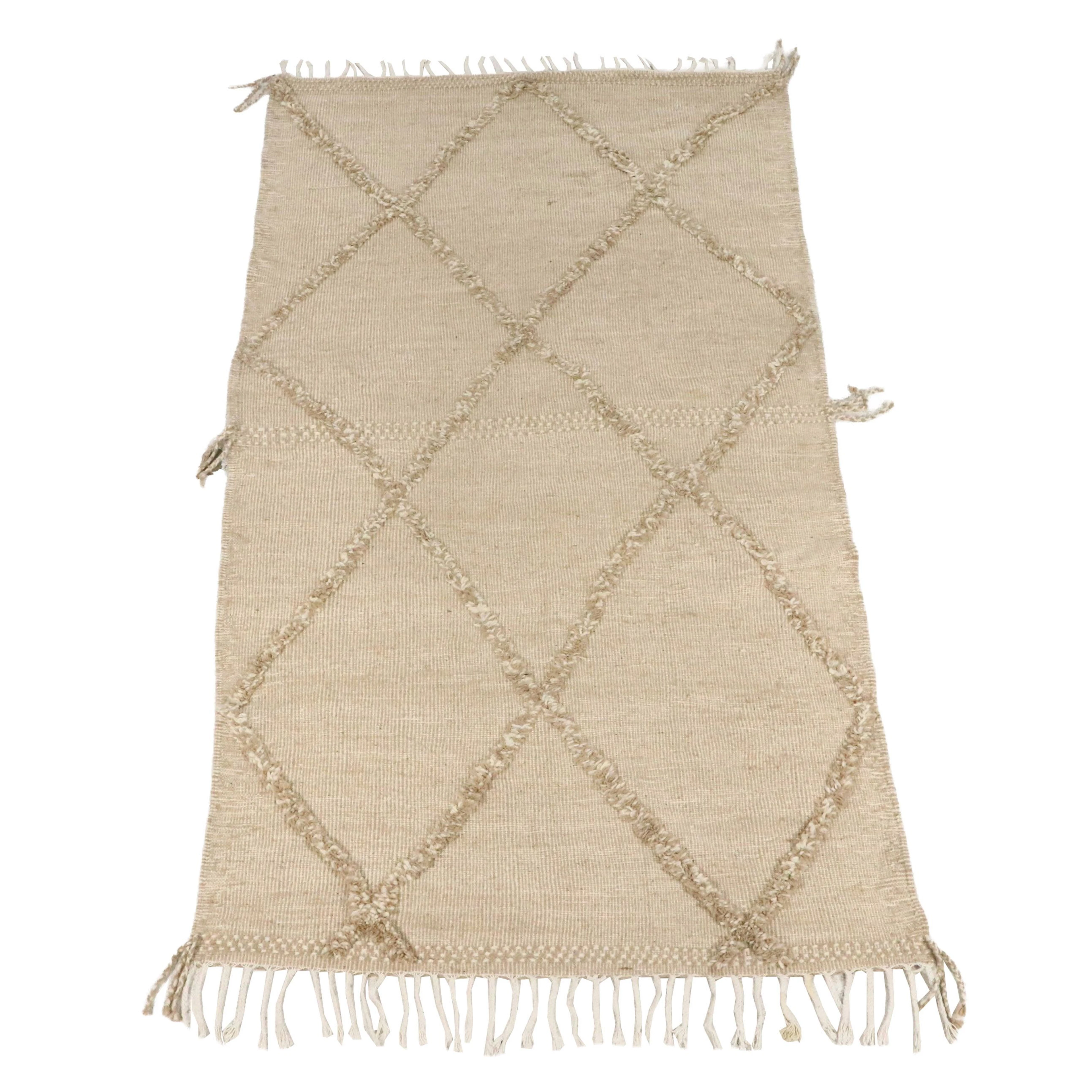 5'1 x 9'9 Handwoven Moroccan Style Area Rug