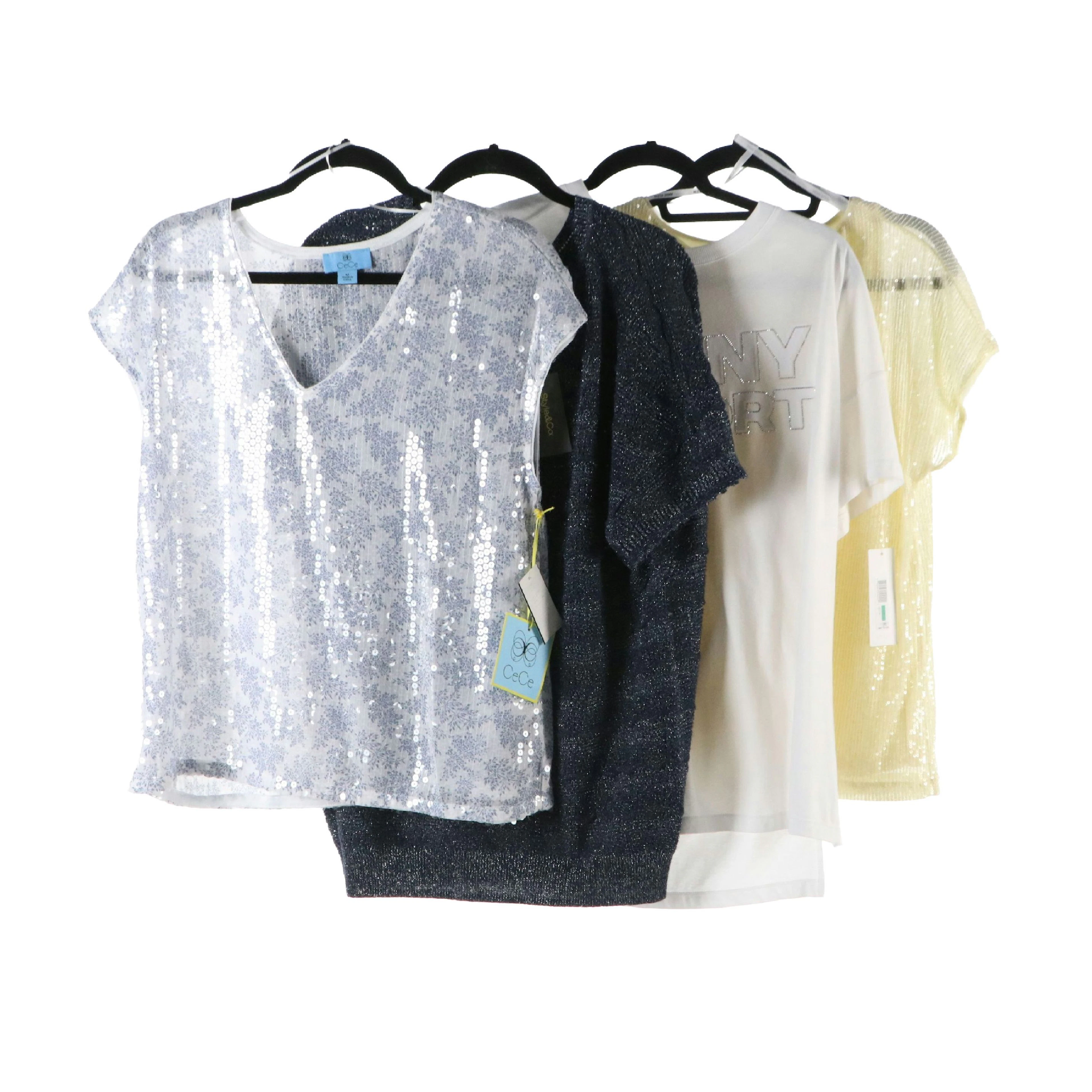 Anne Klein, DKNY Sport, CeCe, and Style & Co. Tops with Tags