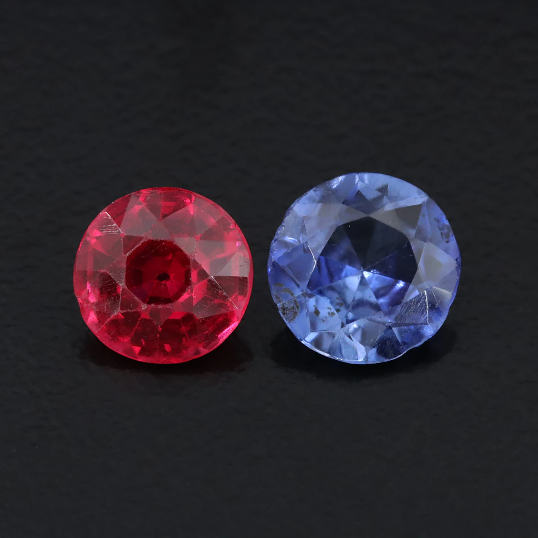 Loose 6.03 CTW Lab Grown Ruby and Lab Grown Sapphire