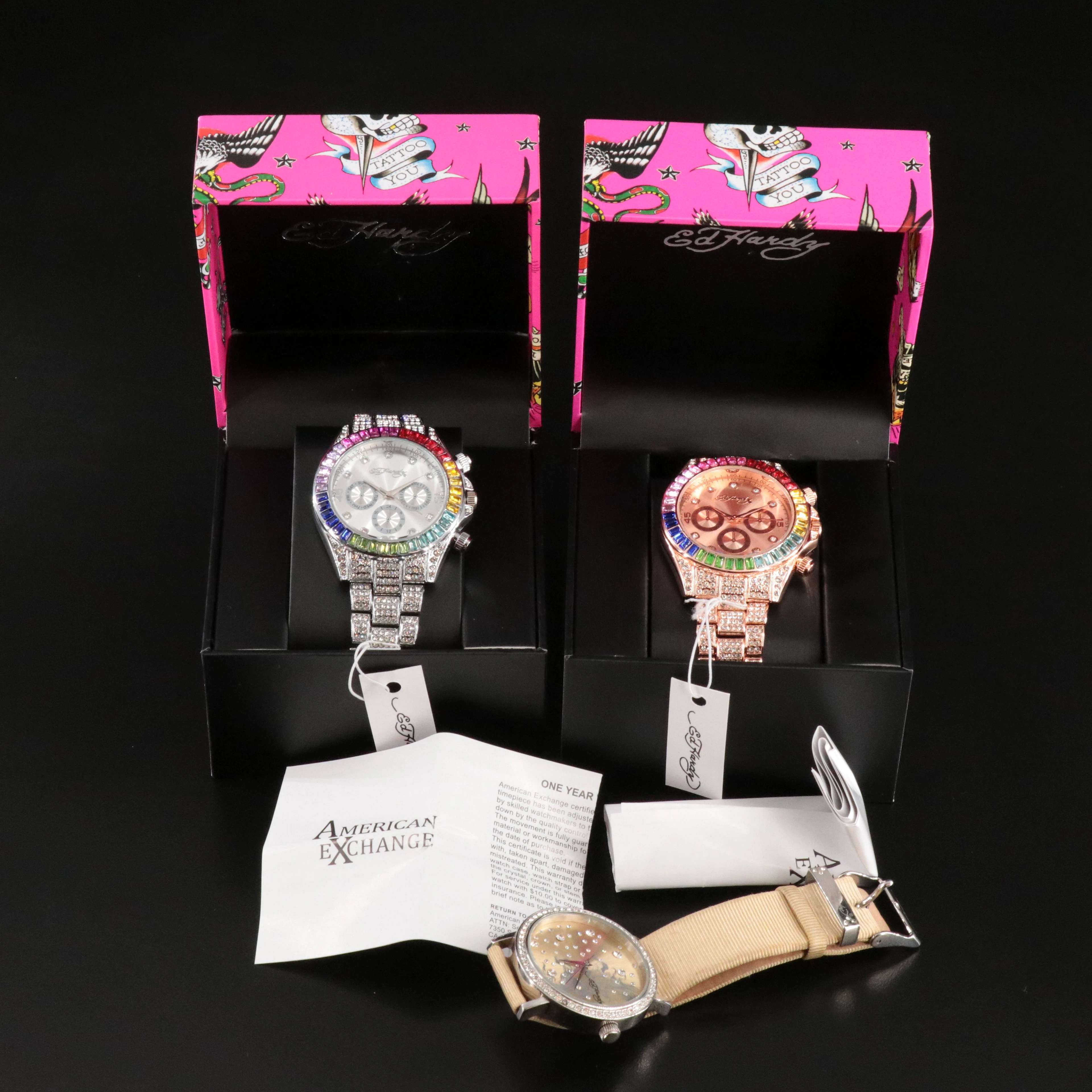 Ed Hardy Signature Tattoo Art Watch Collection