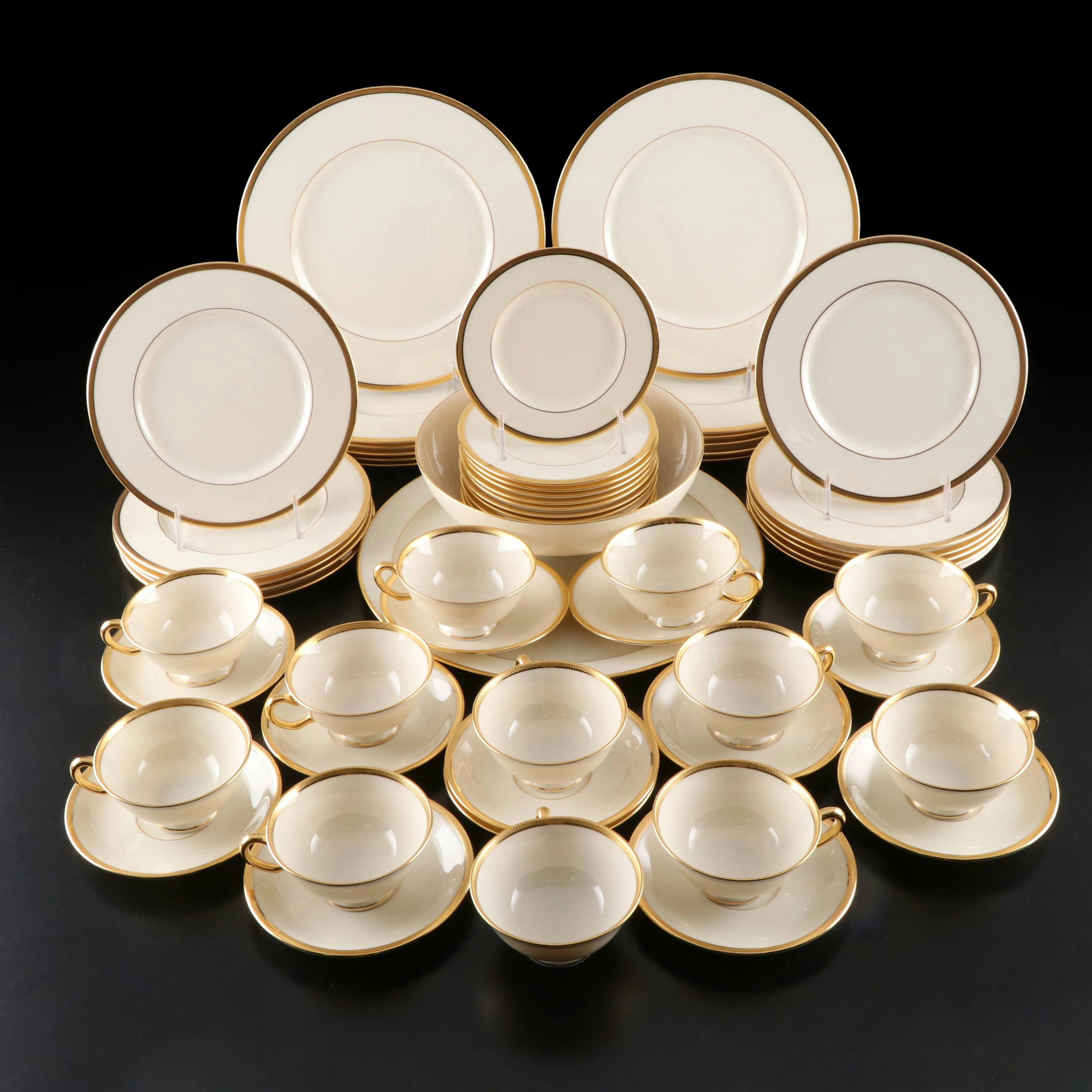 Lenox "Eternal" and "Olympia" Bone China Dinnerware and Serving Pieces