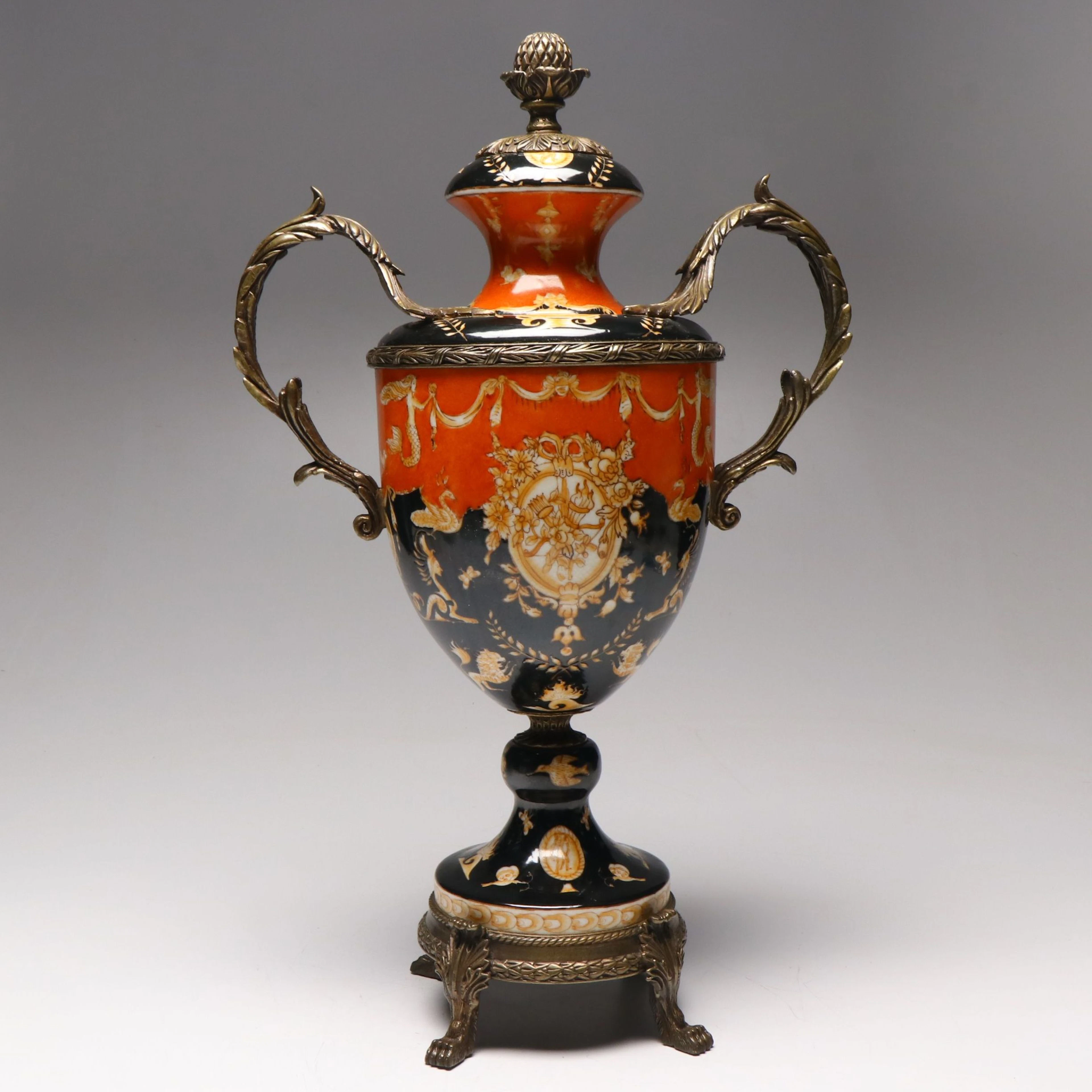 French Sèvres Style Decorative Urn, Late 20th/Early 21st Century