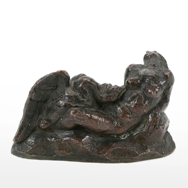 Patinated Bronze Sculpture of Leda and the Swan, Late 20th to 21st Century