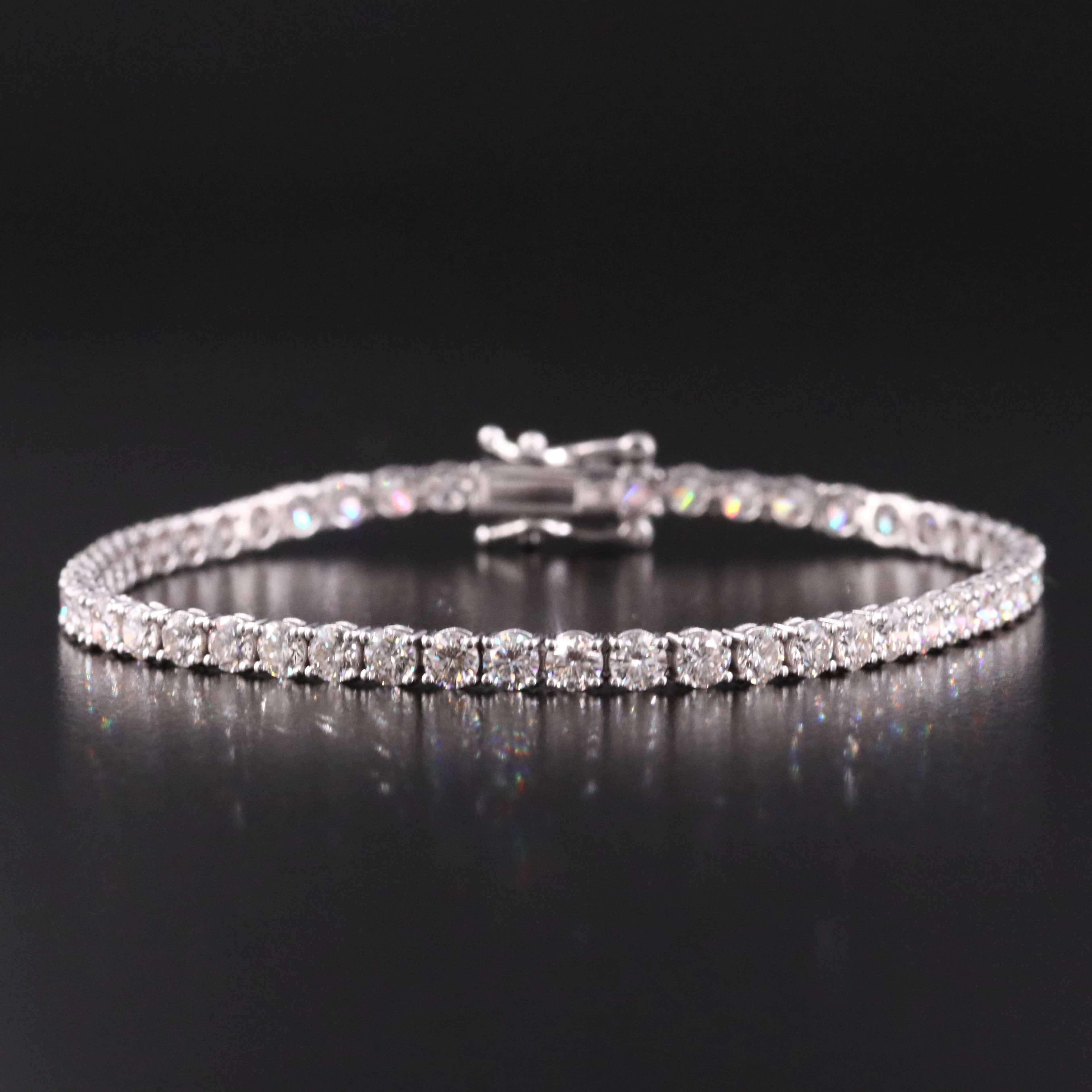 14K 5.70 CTW Diamond Line Bracelet