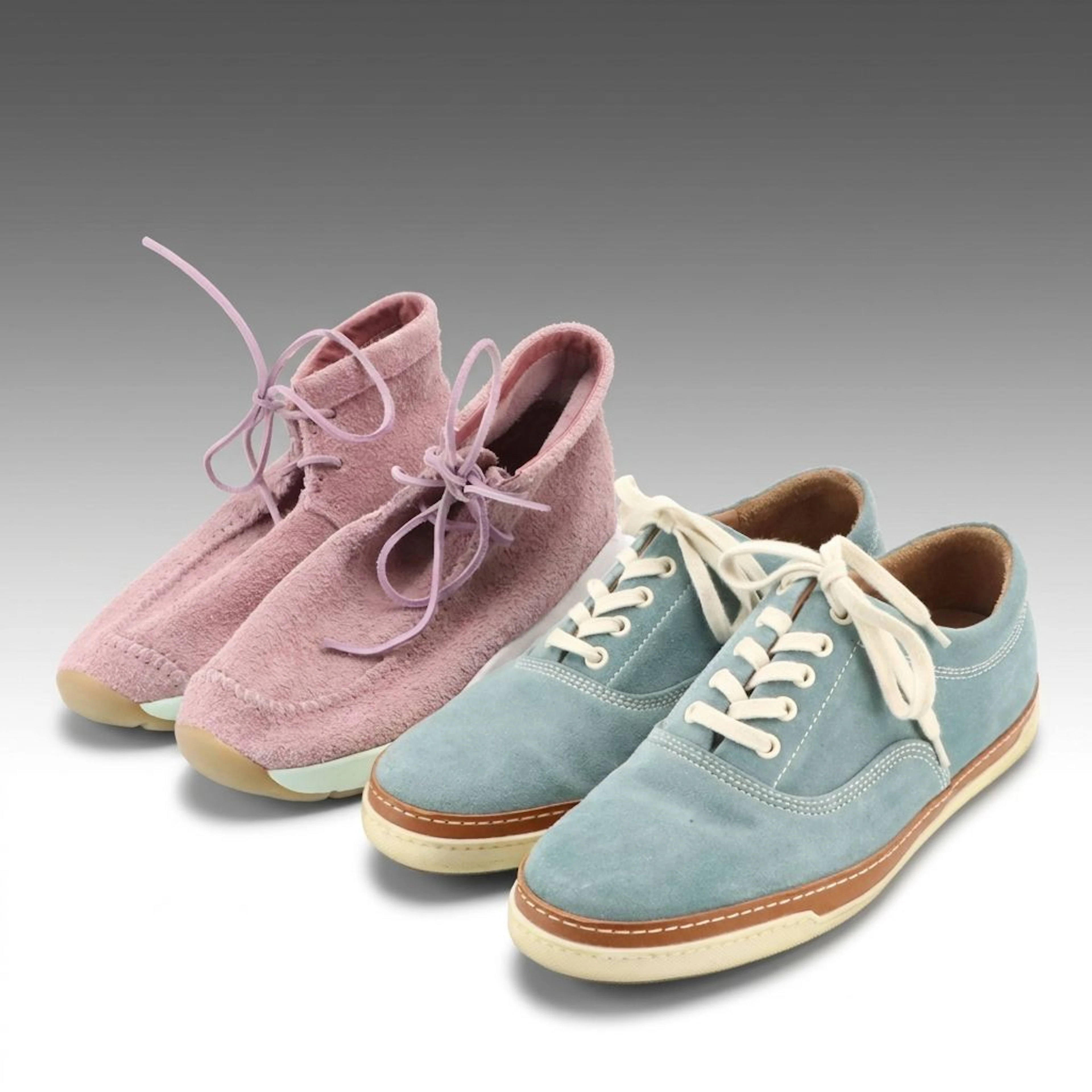 Men's Clearweather Castas Pink Suede Shoes and Allen Edmonds Derby Sneakers