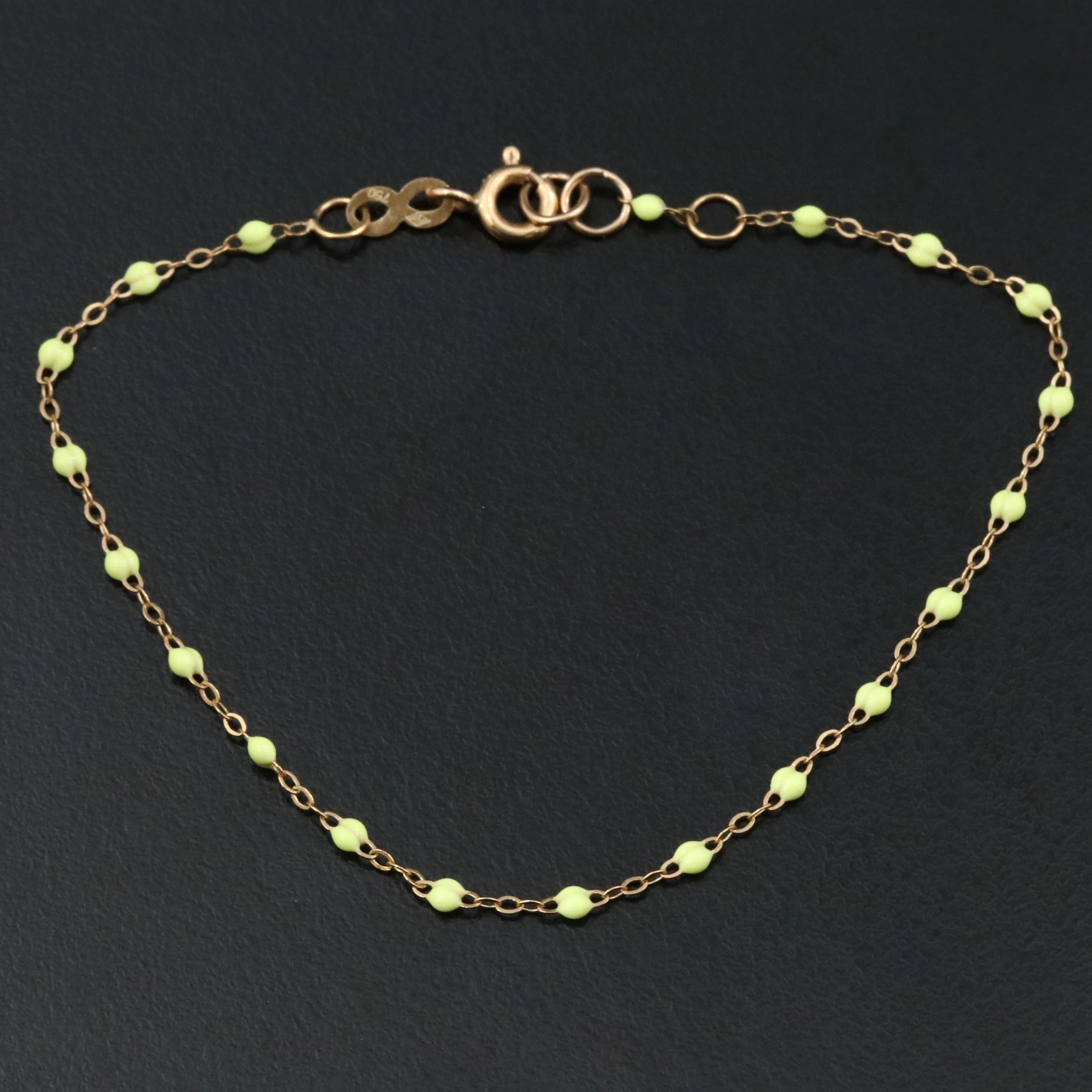 Gigi Clozeau 18K Resin Classic Station Bracelet