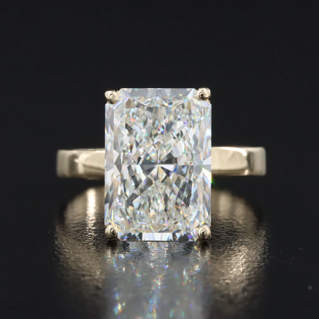 14K 5.05 CT Lab Grown Diamond Ring with IGI Report