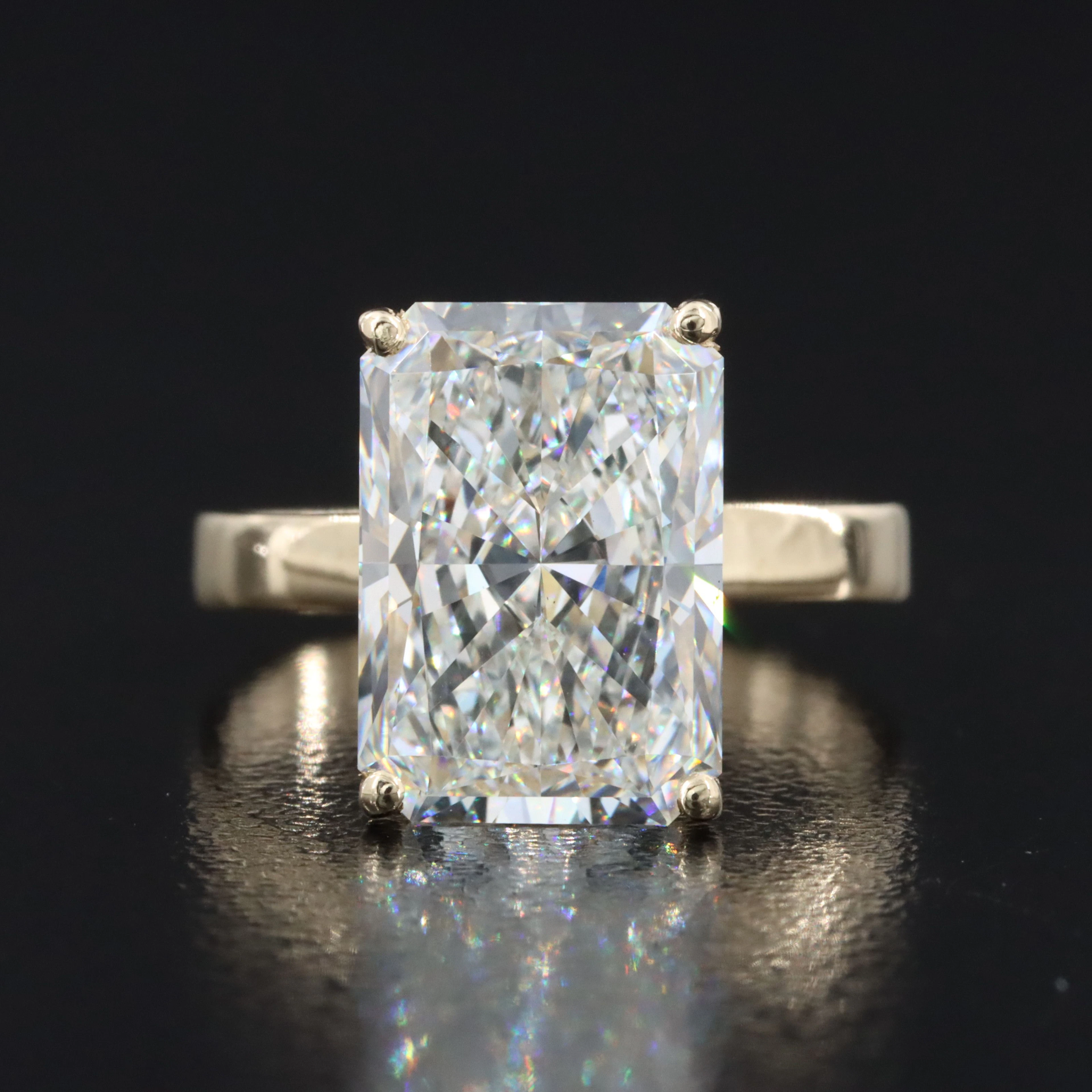 14K 5.05 CT Lab Grown Diamond Ring with IGI Report