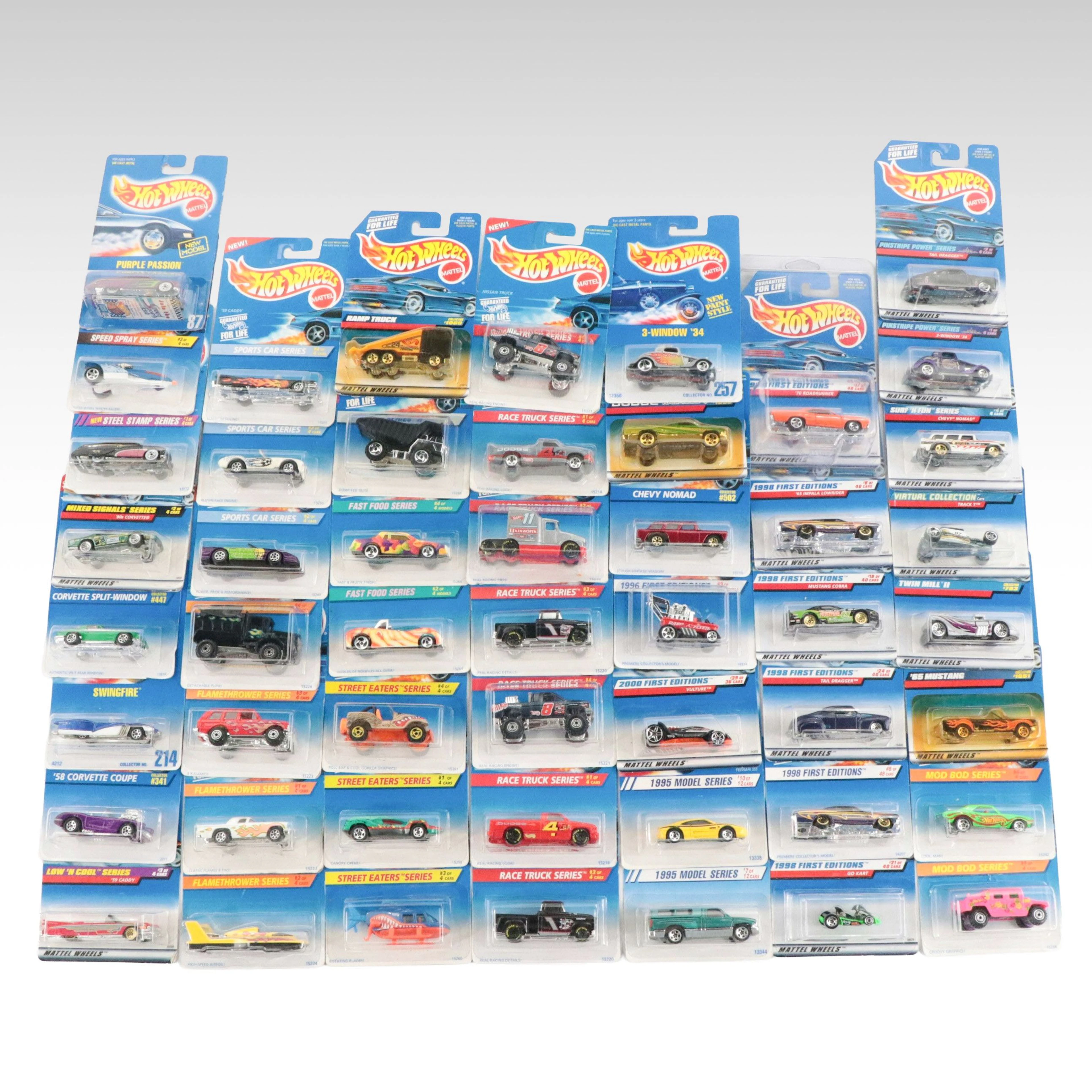 Mattel Hot Wheels Race Truck Series and More Diecast Cars