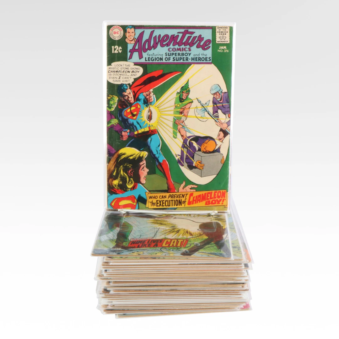 Silver Age DC Comic Books Featuring “Blackhawk”, “Superboy”, and More