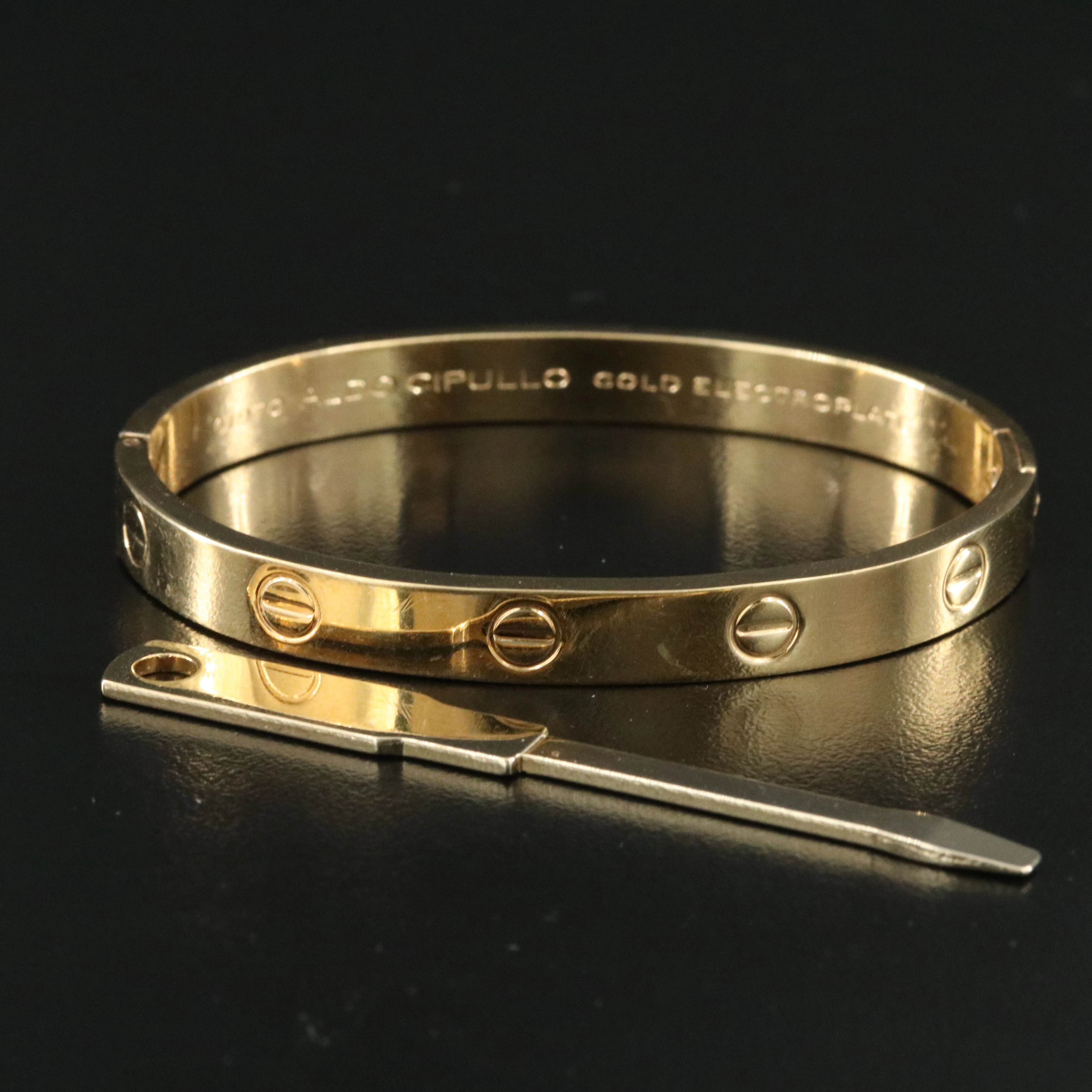 Aldo Cipullo Love Bracelet by Charles Revson
