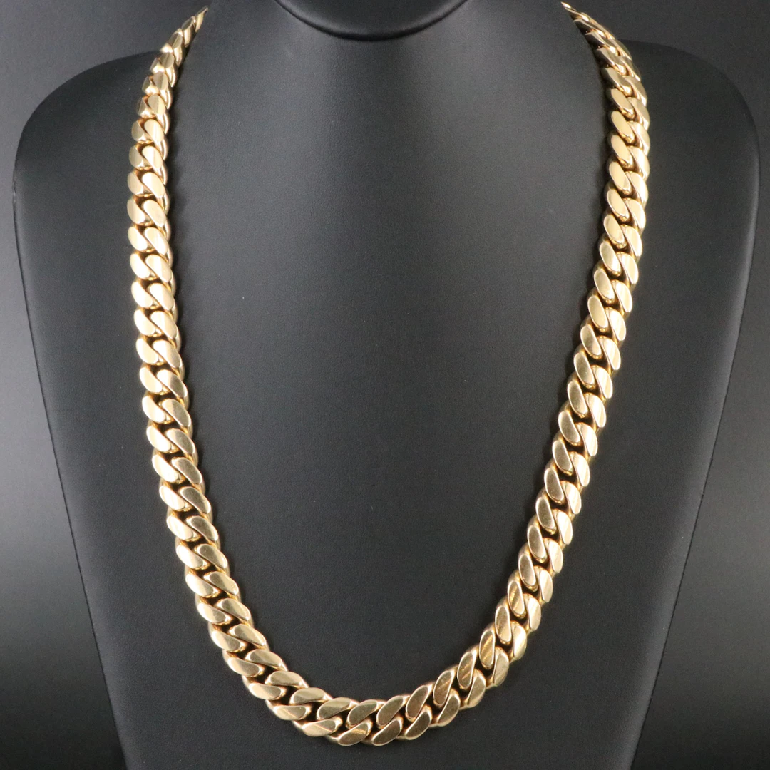 10K Curb Link Necklace