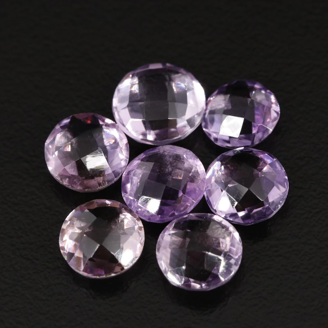 Loose 12.48 CTW Amethyst Lot
