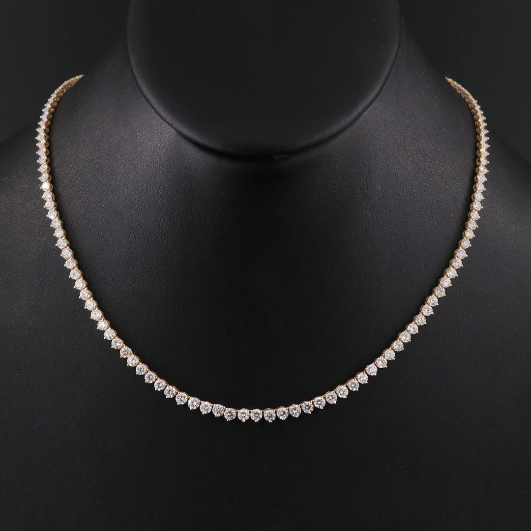 14K 10.83 CTW Lab Grown Diamond Necklace