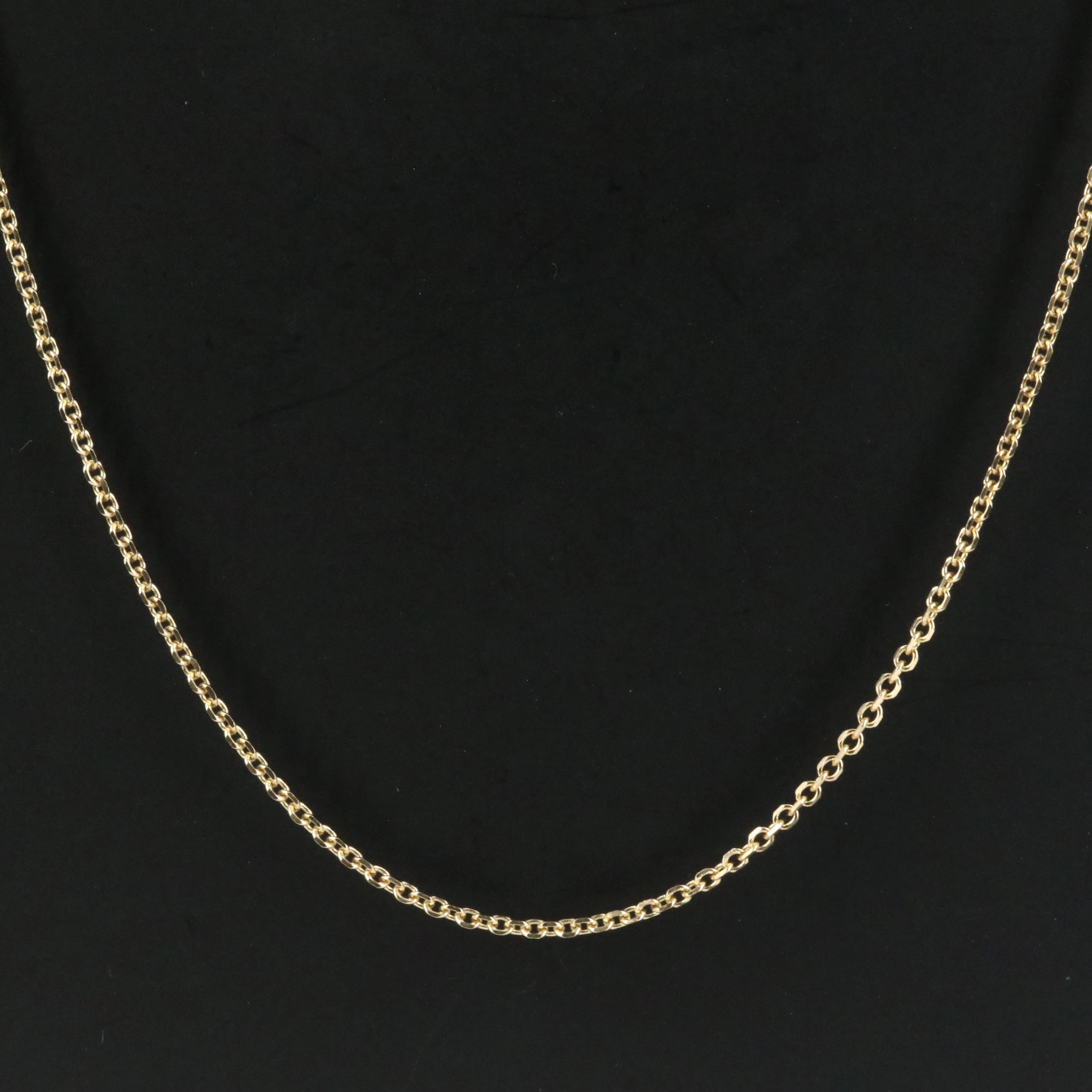 14K Cable Chain Necklace