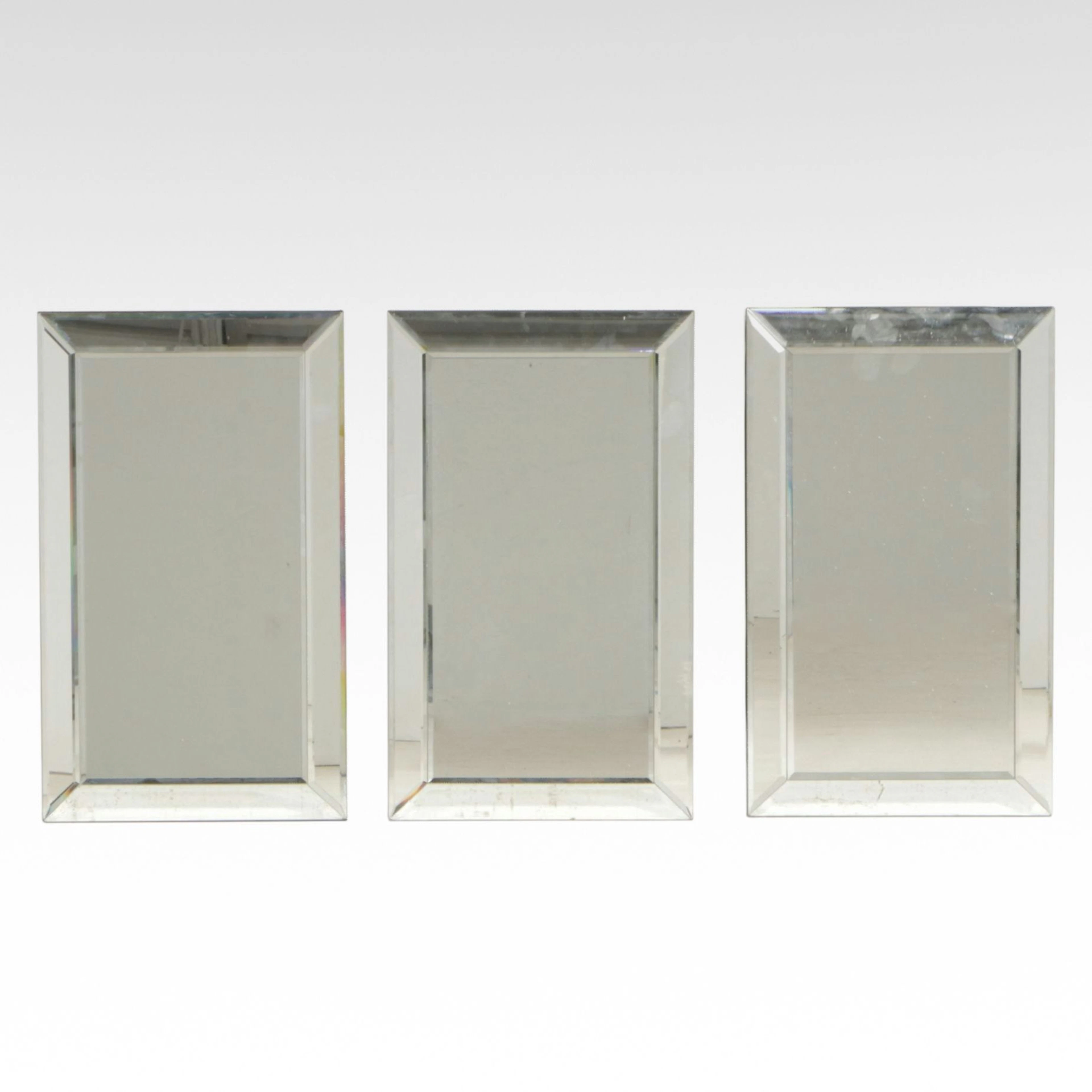 Three Rectangle Glass Mirrors