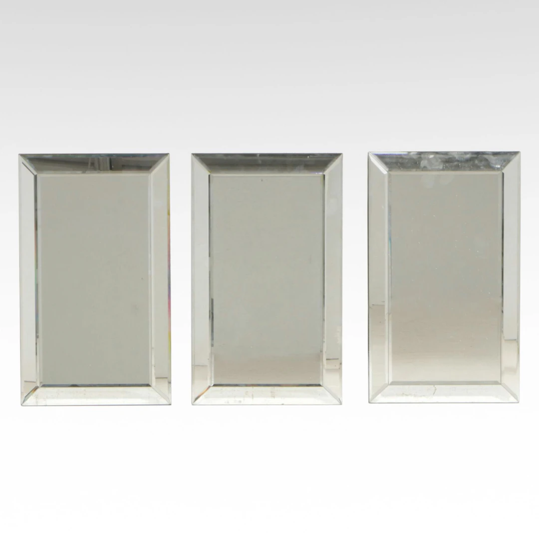 Three Rectangle Glass Mirrors