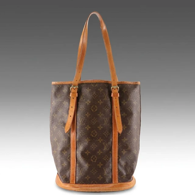 Louis Vuitton Bucket Tote Bag in Monogram Canvas and Leather