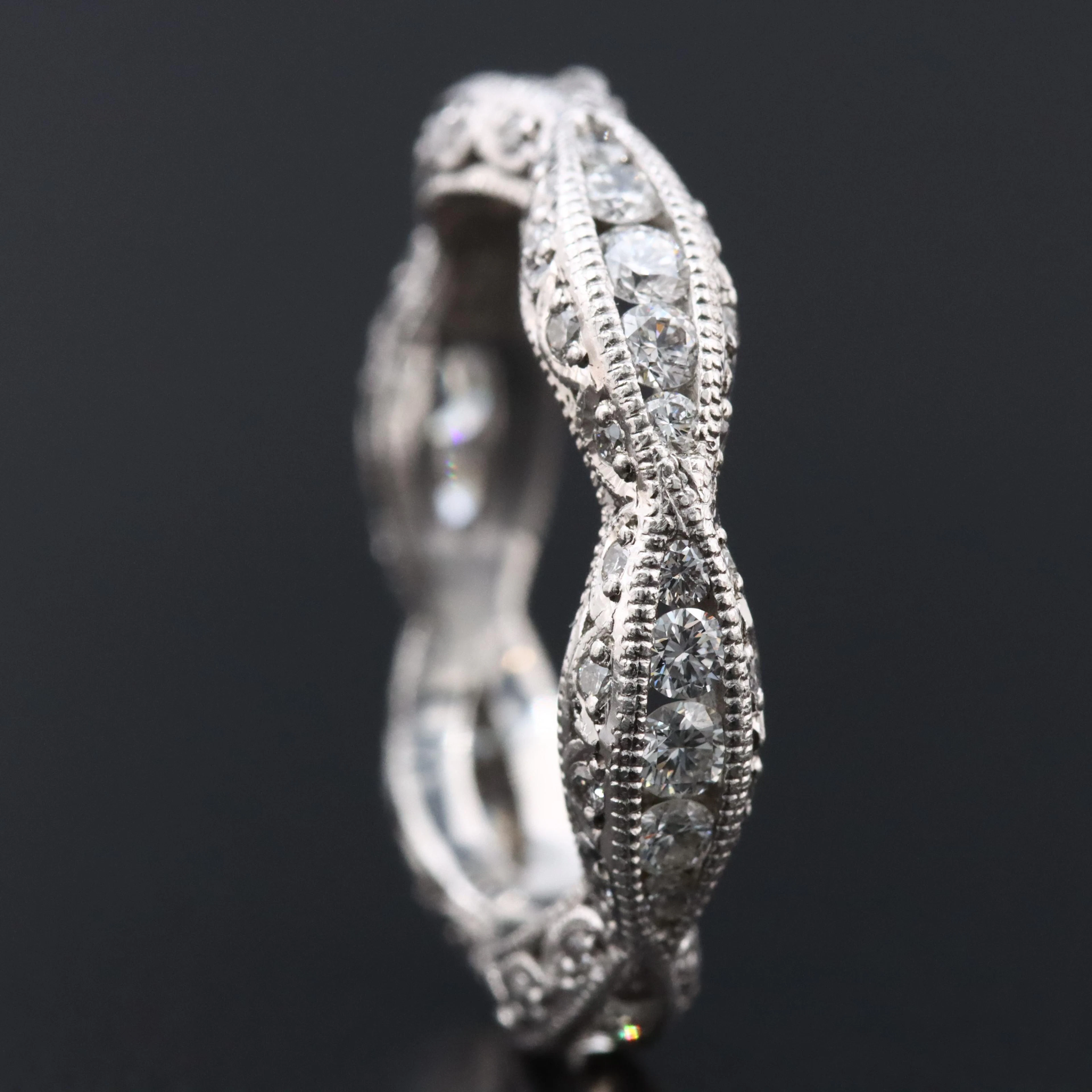 Tacori Platinum 0.93 CTW Diamond Eternity Band