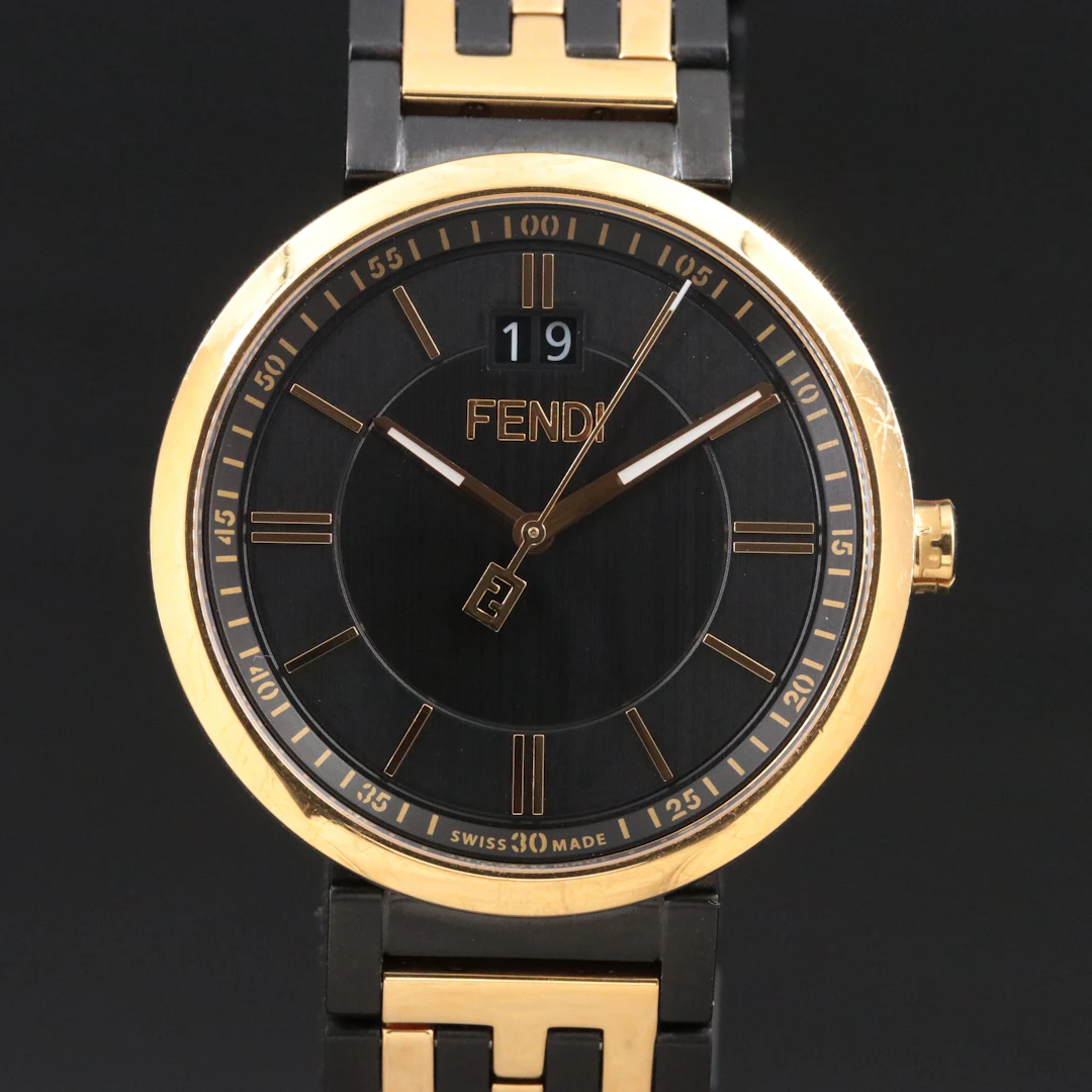 Fendi 100 Series Two-Tone Stainless Steel Swiss Quartz Watch