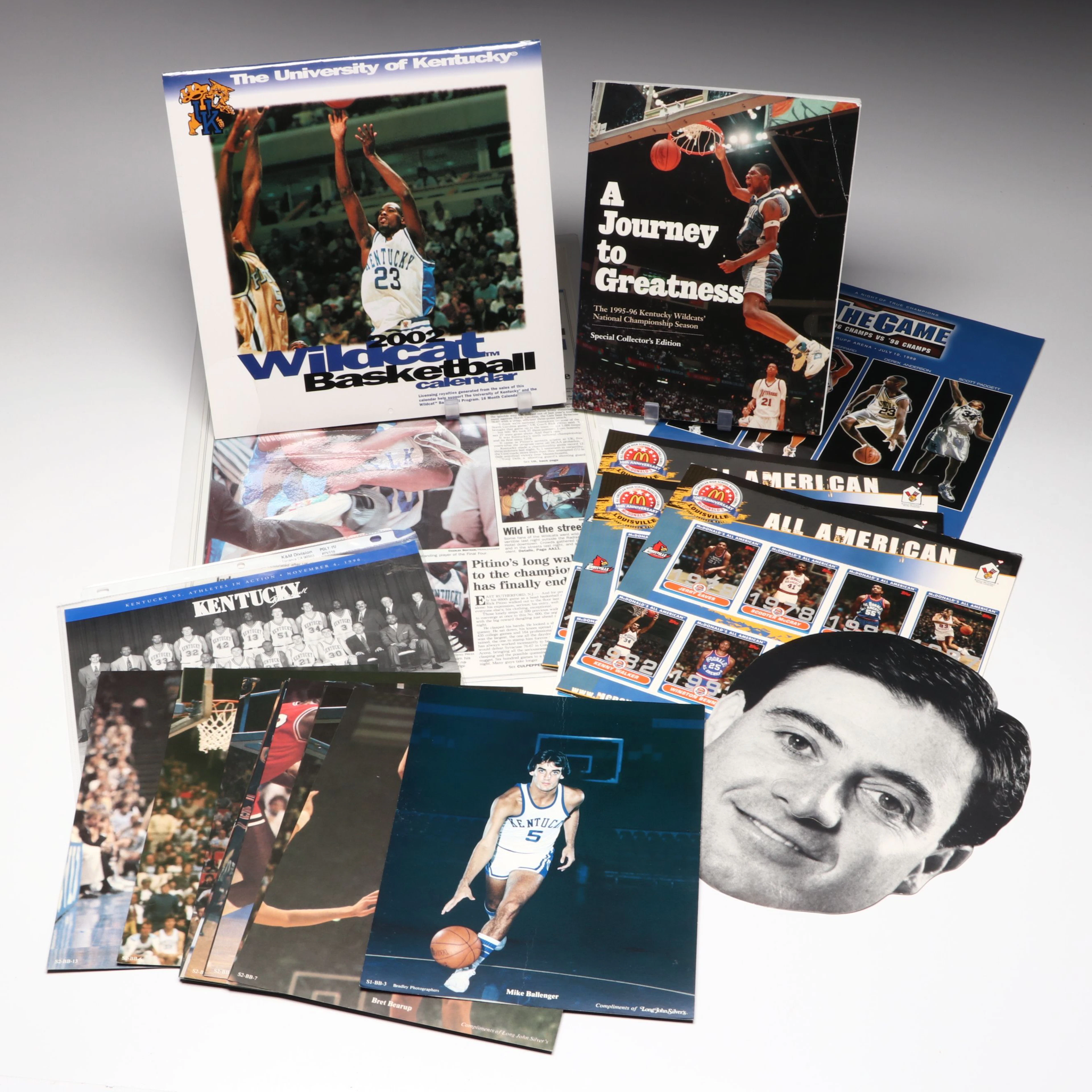 University of Kentucky 1996 NCAA Basketball Championship Memorabilia and More
