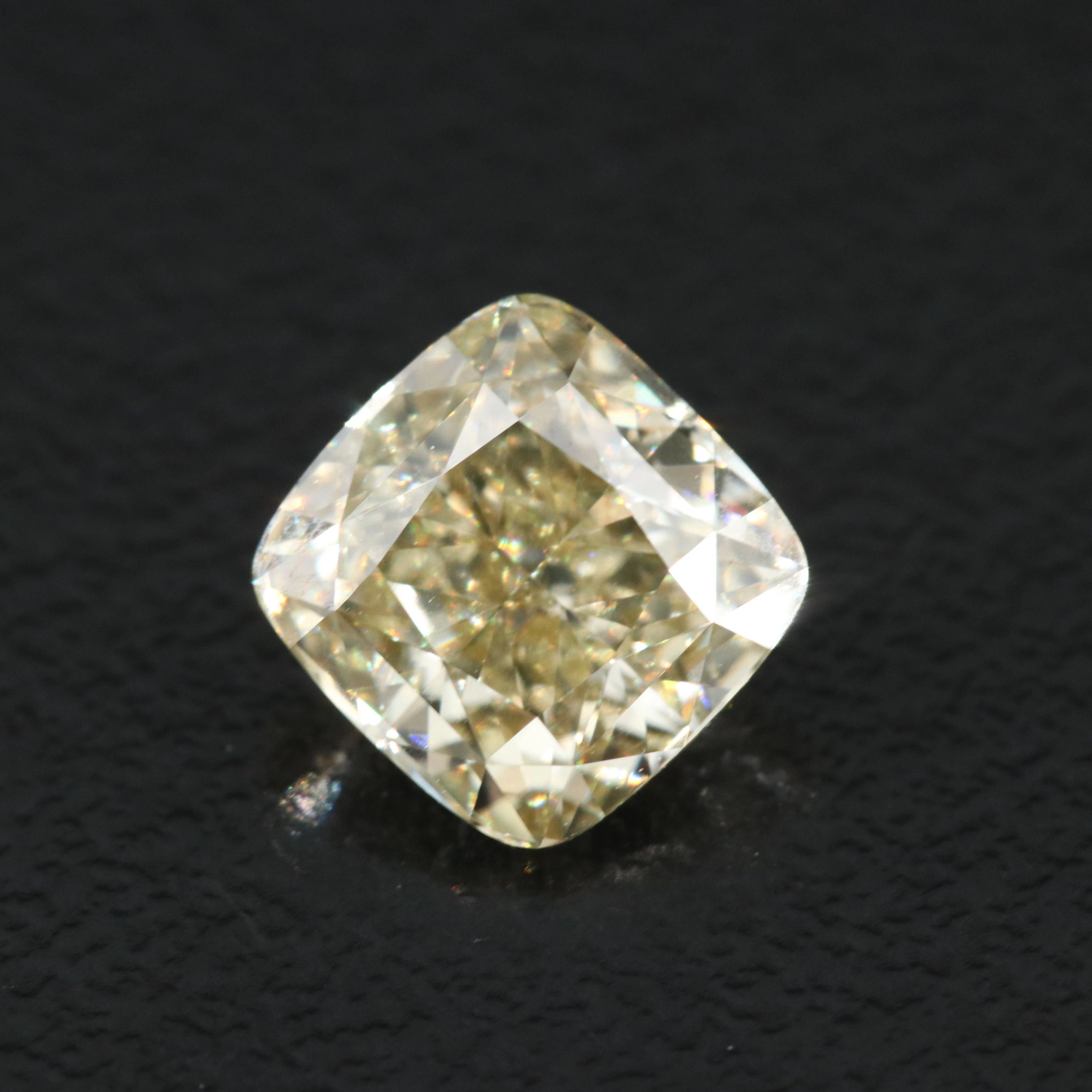 Loose 1.22 CT Fancy Yellow Lab Grown Diamond