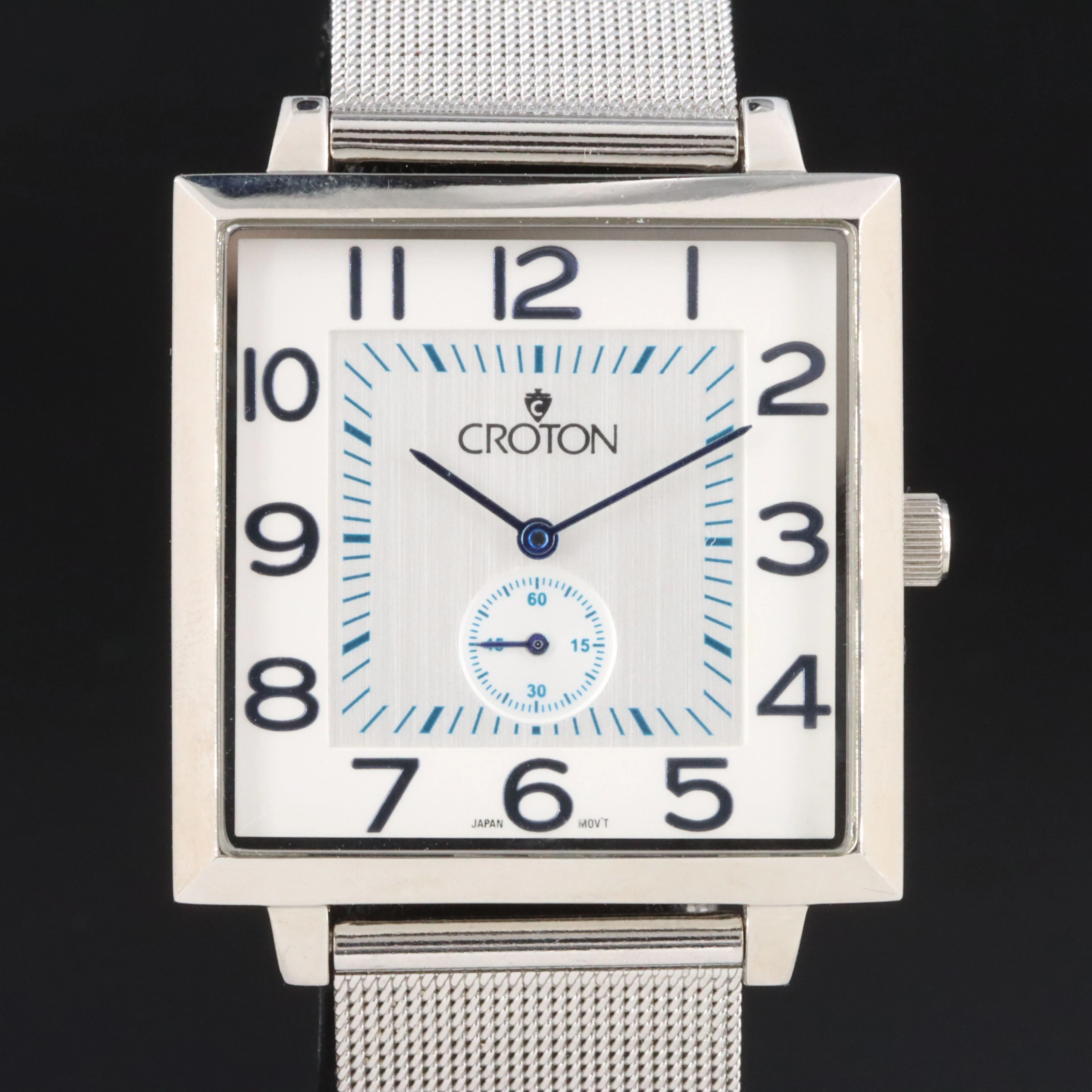 Croton Big Boyfriend Stainless Steel Quartz Watch