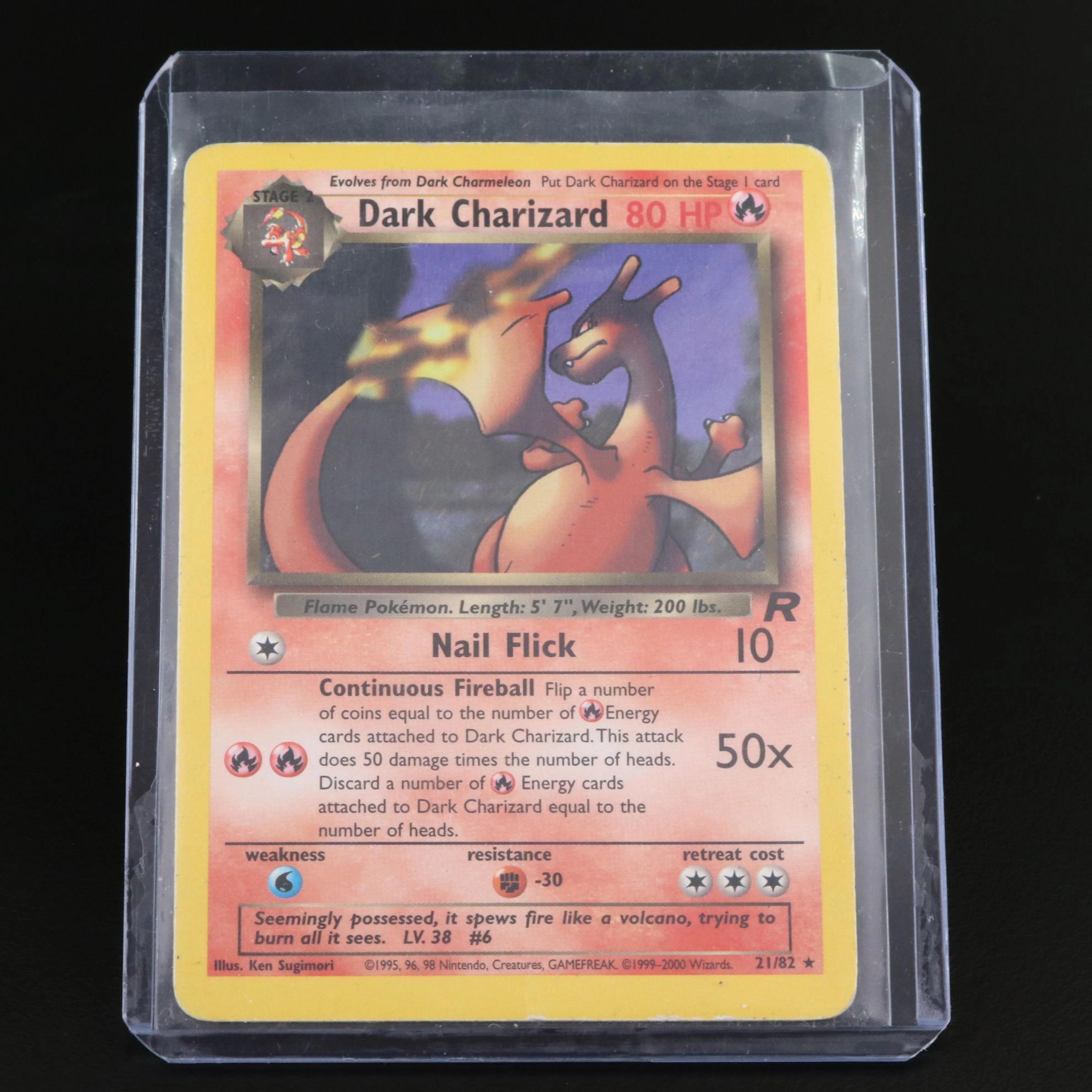 Team Rocket Dark Charizard Pokémon Card