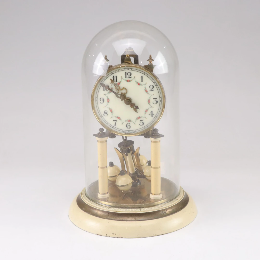 Schatz Jahresuhrenfabrik Torsion Pendulum Clock, Mid-20th Century