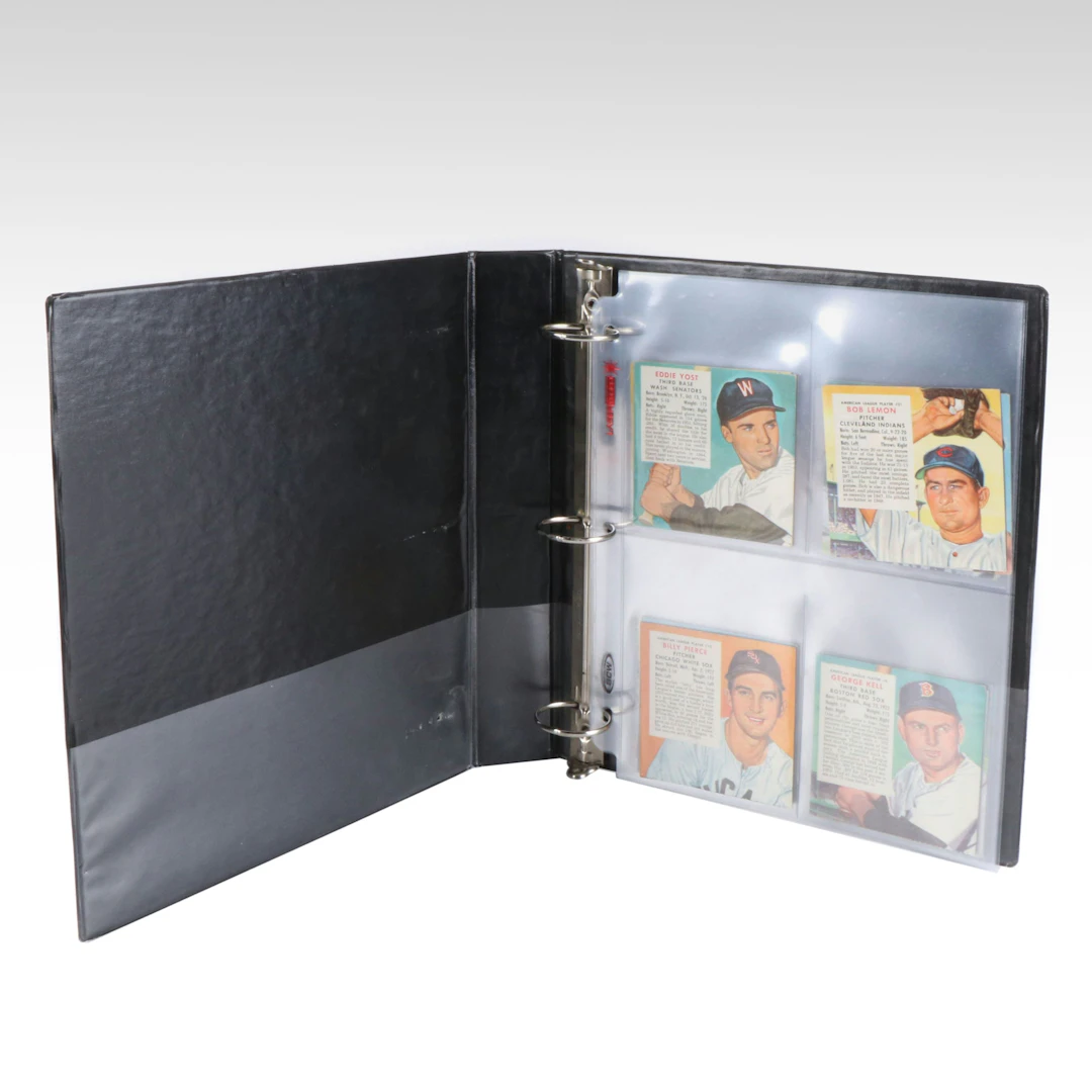Album of Nineteen 1952 Redman Baseball Cards