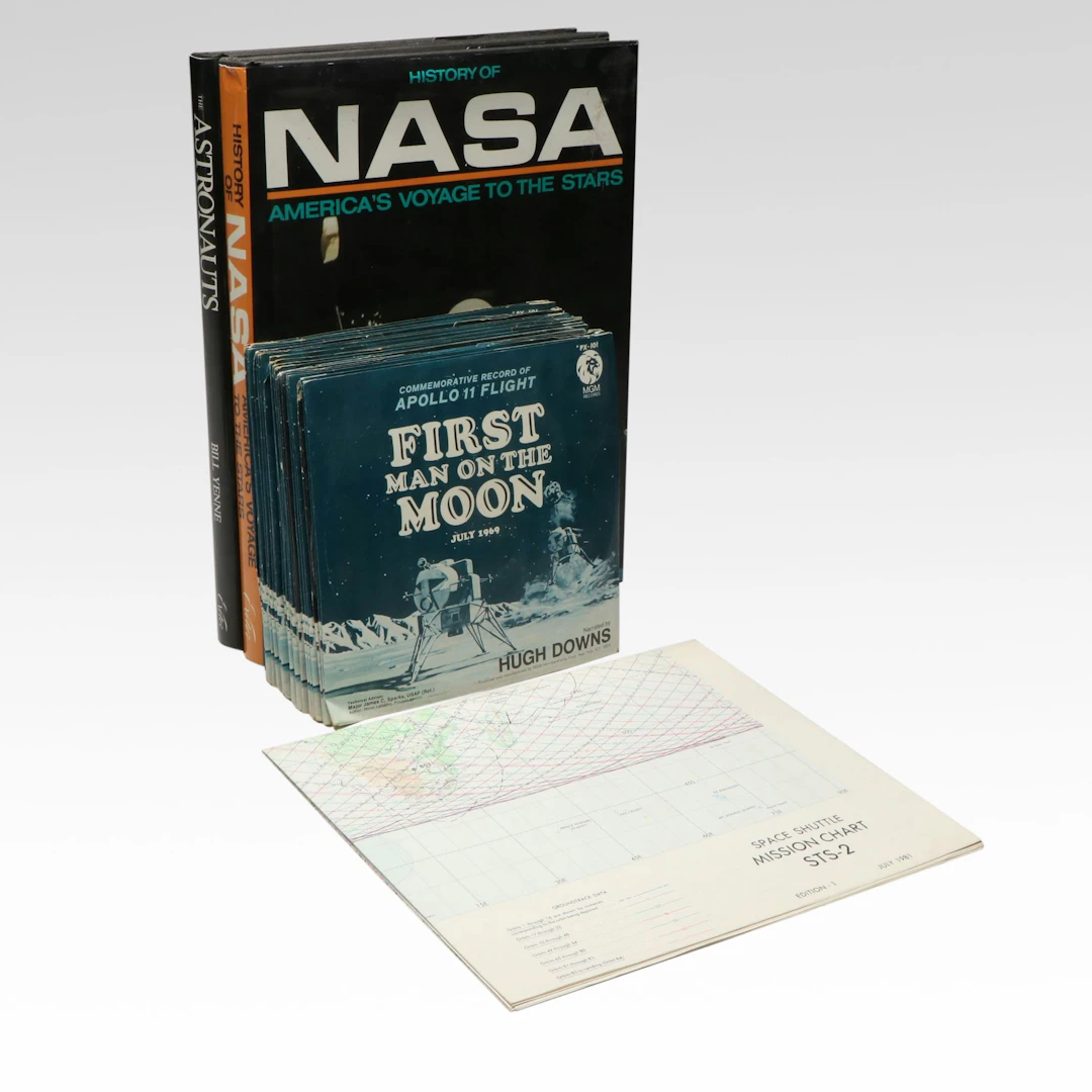 "First Man on the Moon" Apollo Flight 11 Commemorative Records and More
