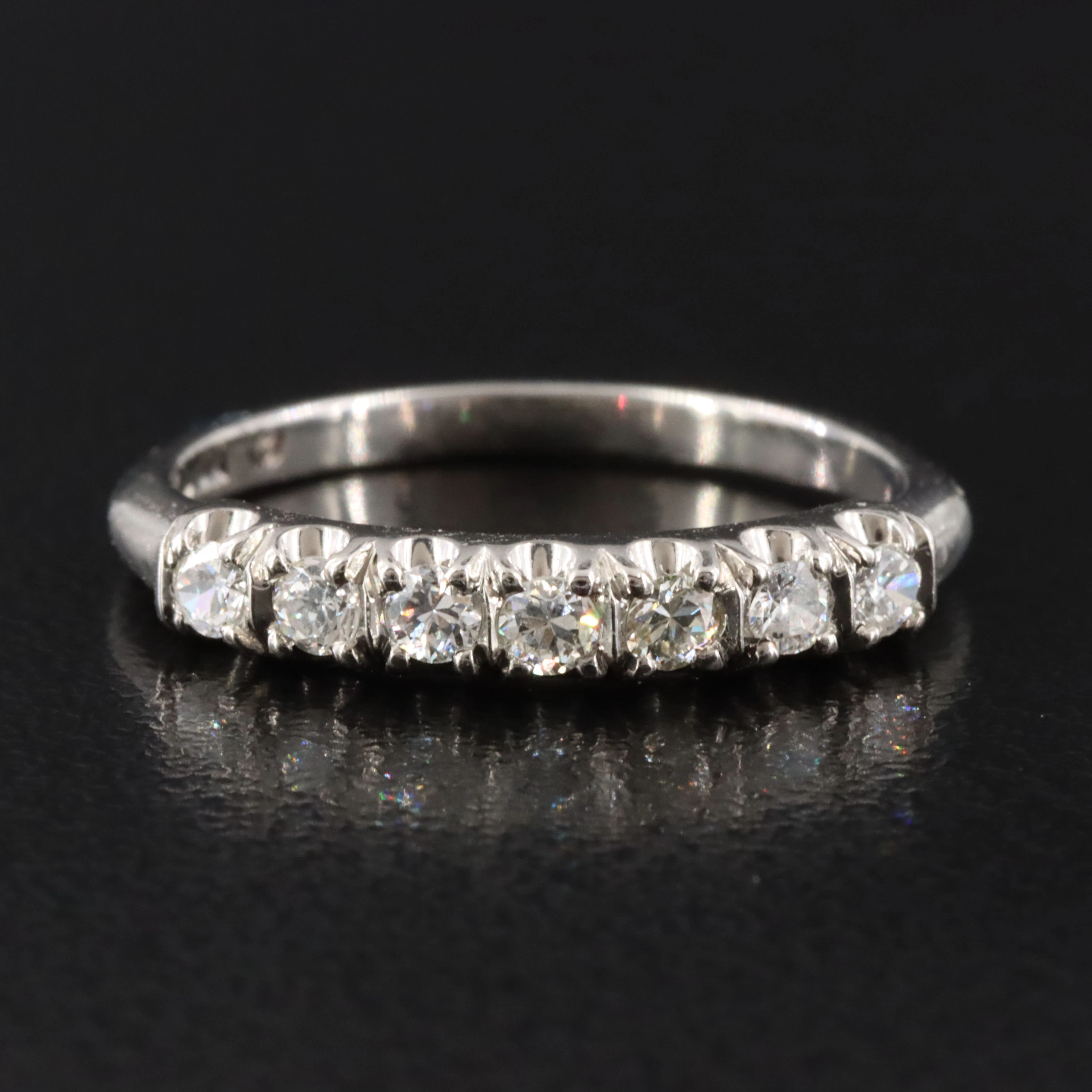 Palladium 0.26 CTW Diamond Ring