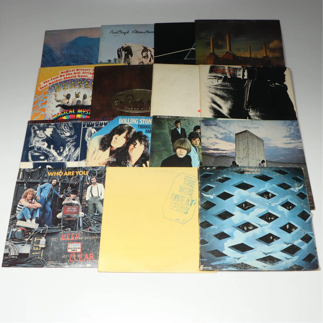 Pink Floyd "Atom Heart Mother" with The Rolling Stones and More 12" Records