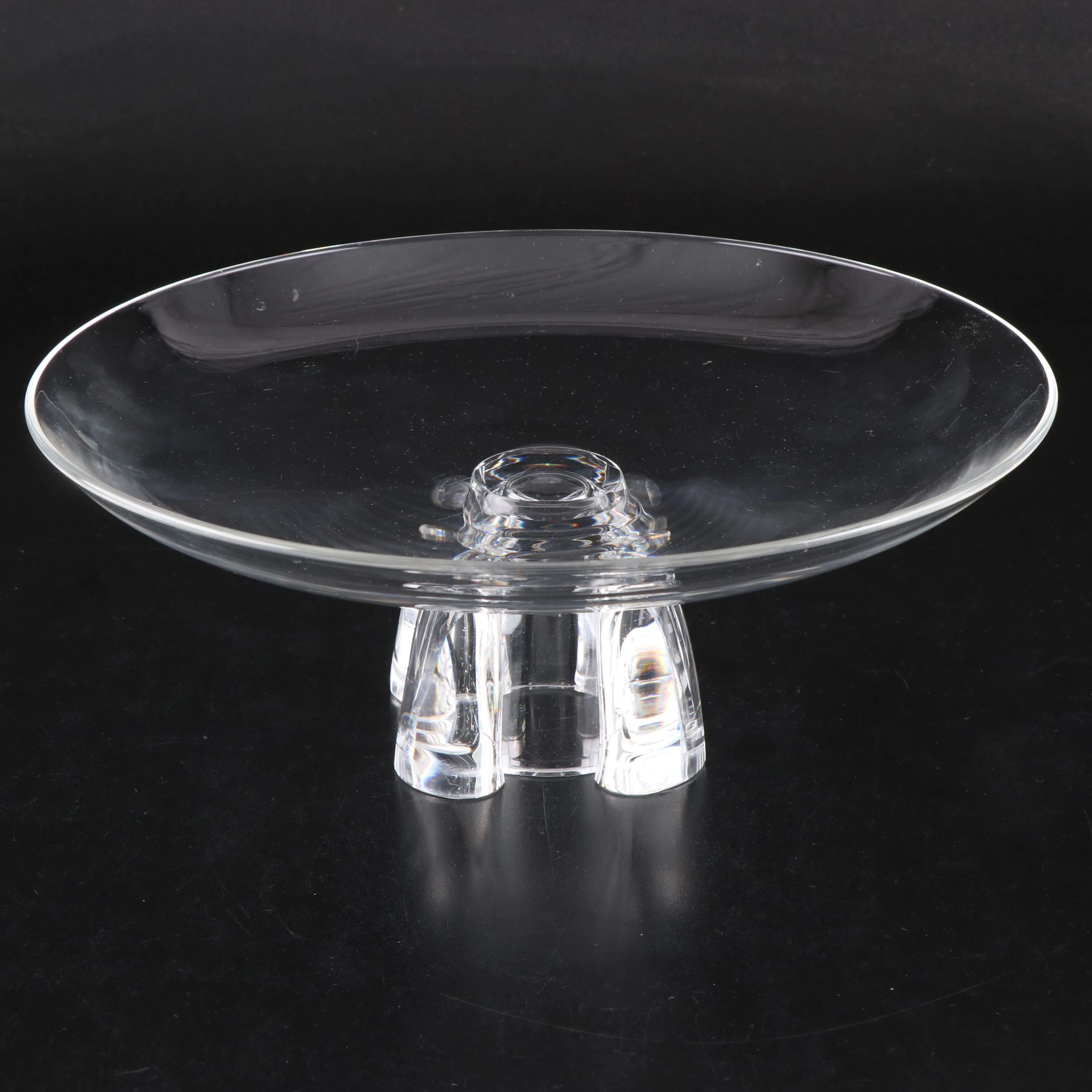 Steuben Art Glass Centerpiece Bowl Designed by George Thompson, Mid/Late