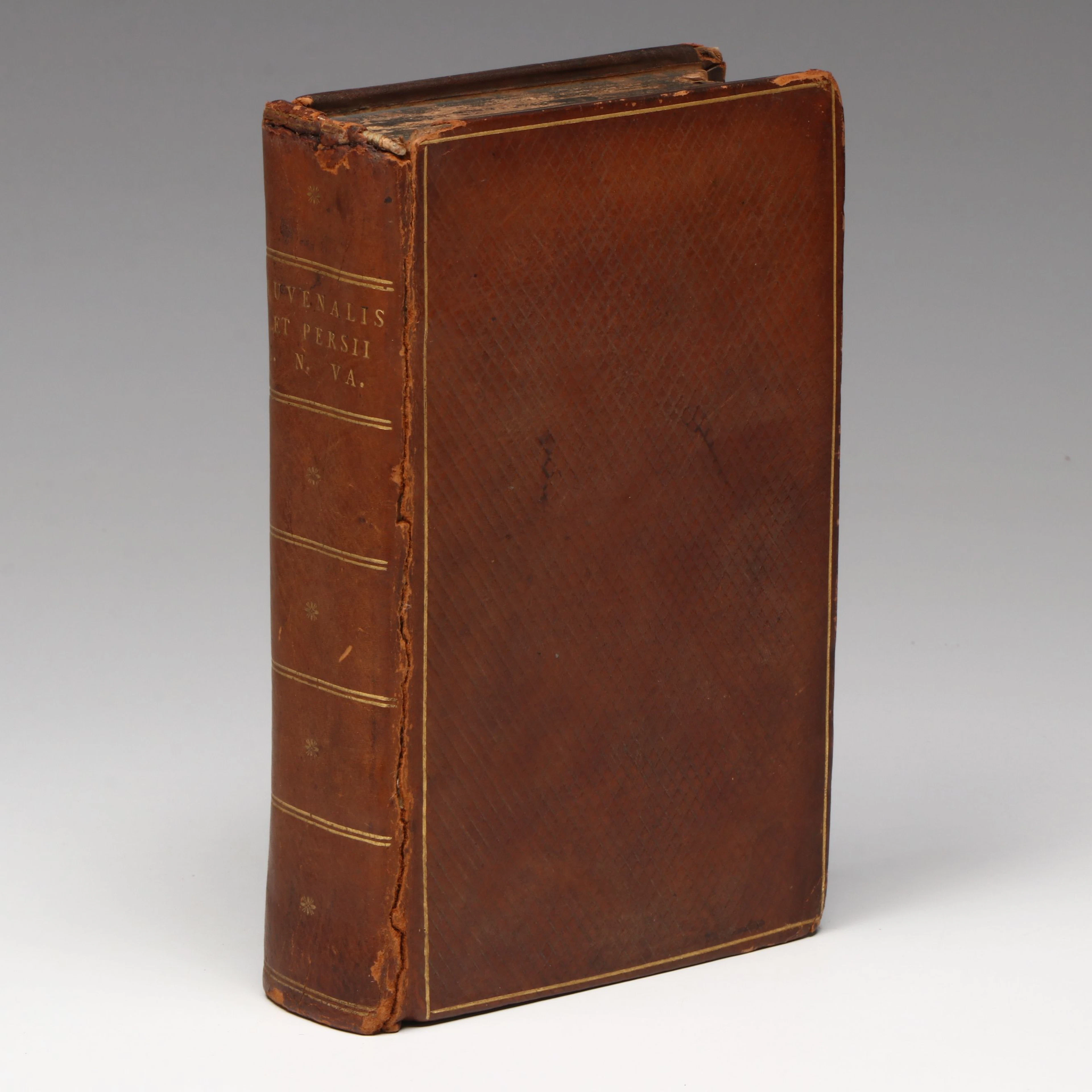 Leather Bound "Satyræ" by Juvenal and Persius, 1684