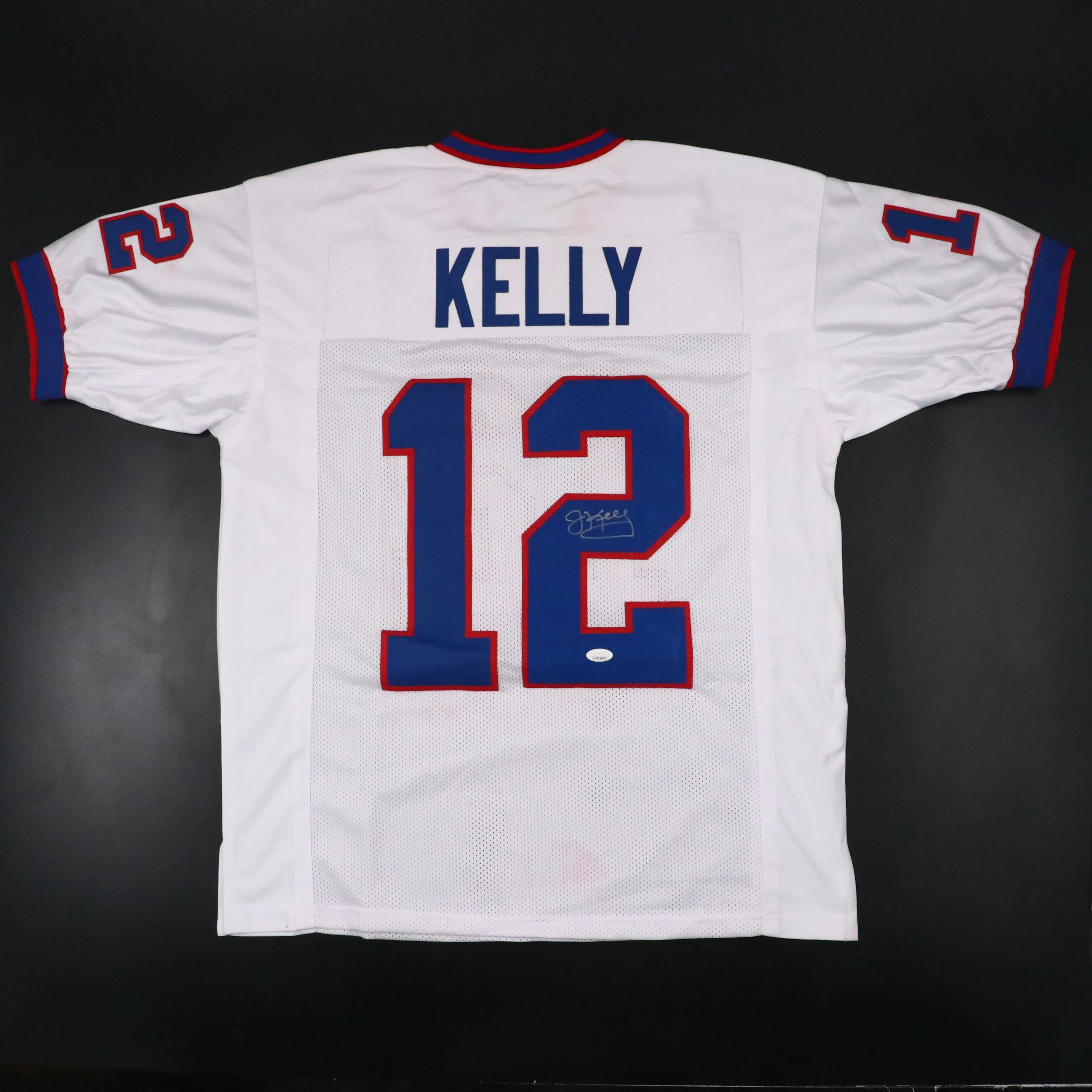 Jim Kelly Signed Buffalo Bills Football Jersey, JSA