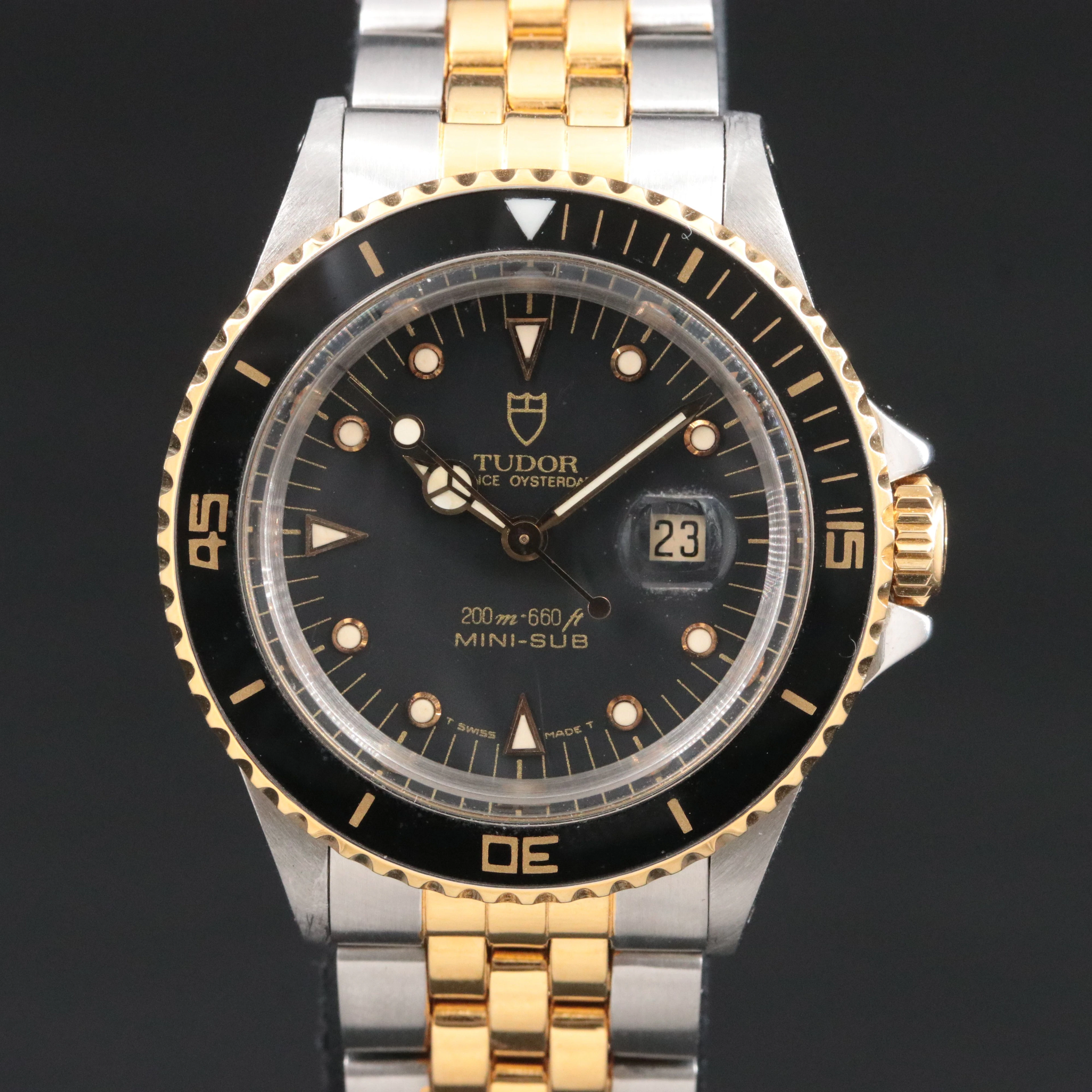 Tudor Oyster-Prince Mini-Sub18K Gold & Steel Automatic Watch