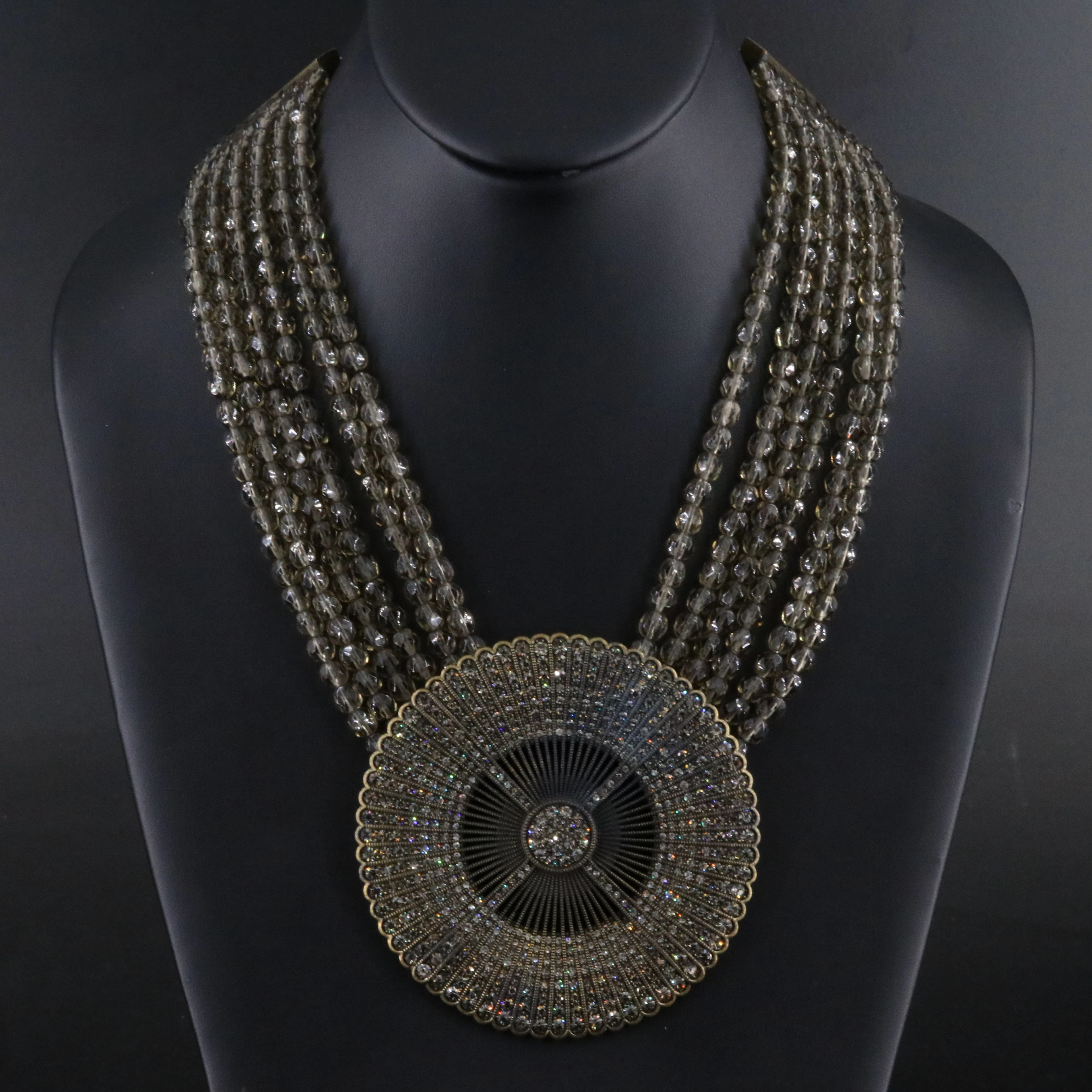 Heidi Daus Sundial Pendant Necklace