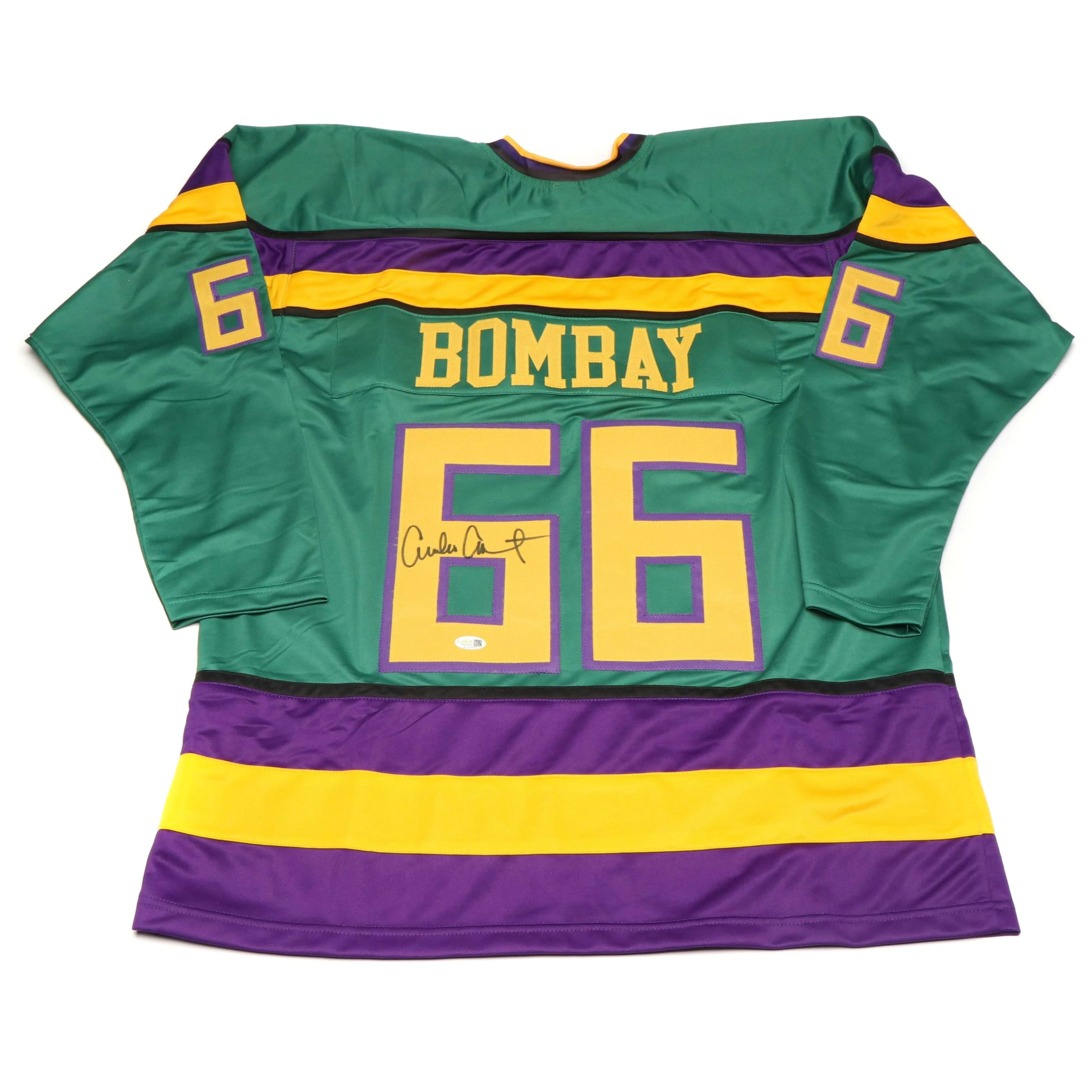 Emilio Estevez Signed “The Mighty Ducks: Bombay” Hockey Jersey, JSA