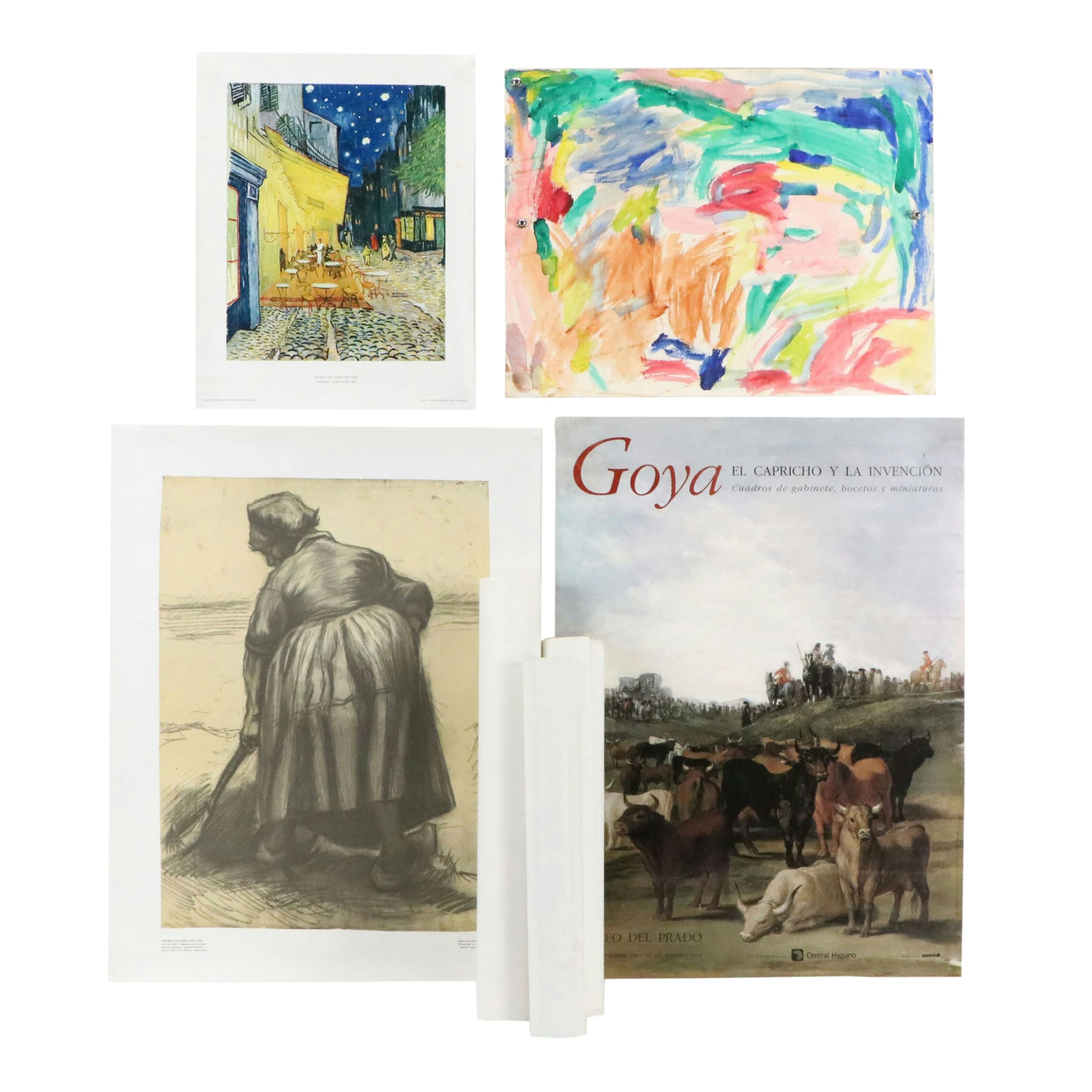 After Van Gogh "Caféterras" and More Offset Lithograph and Gicleé Posters