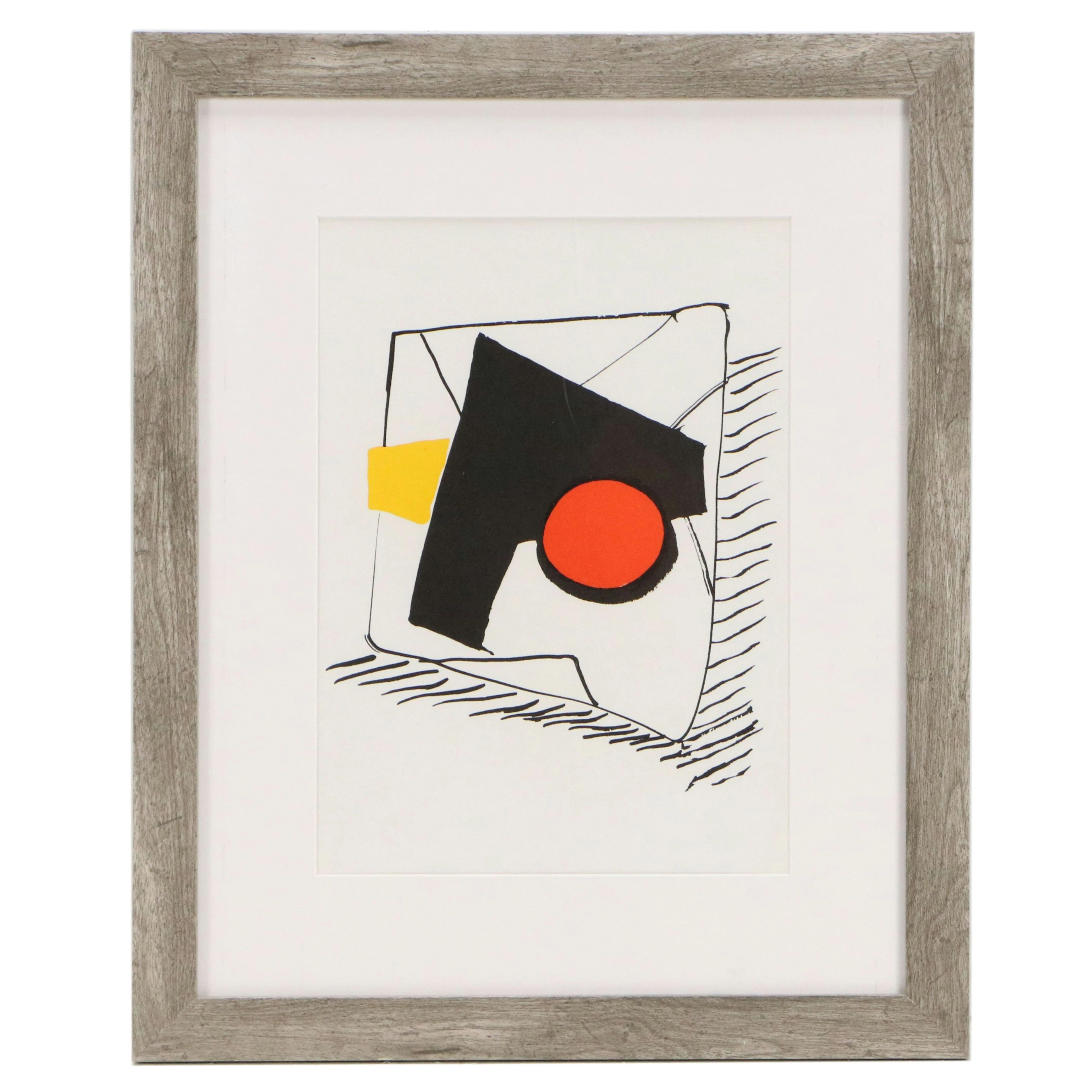 Alexander Calder Lithograph for "Derrière le Miroir," 1976
