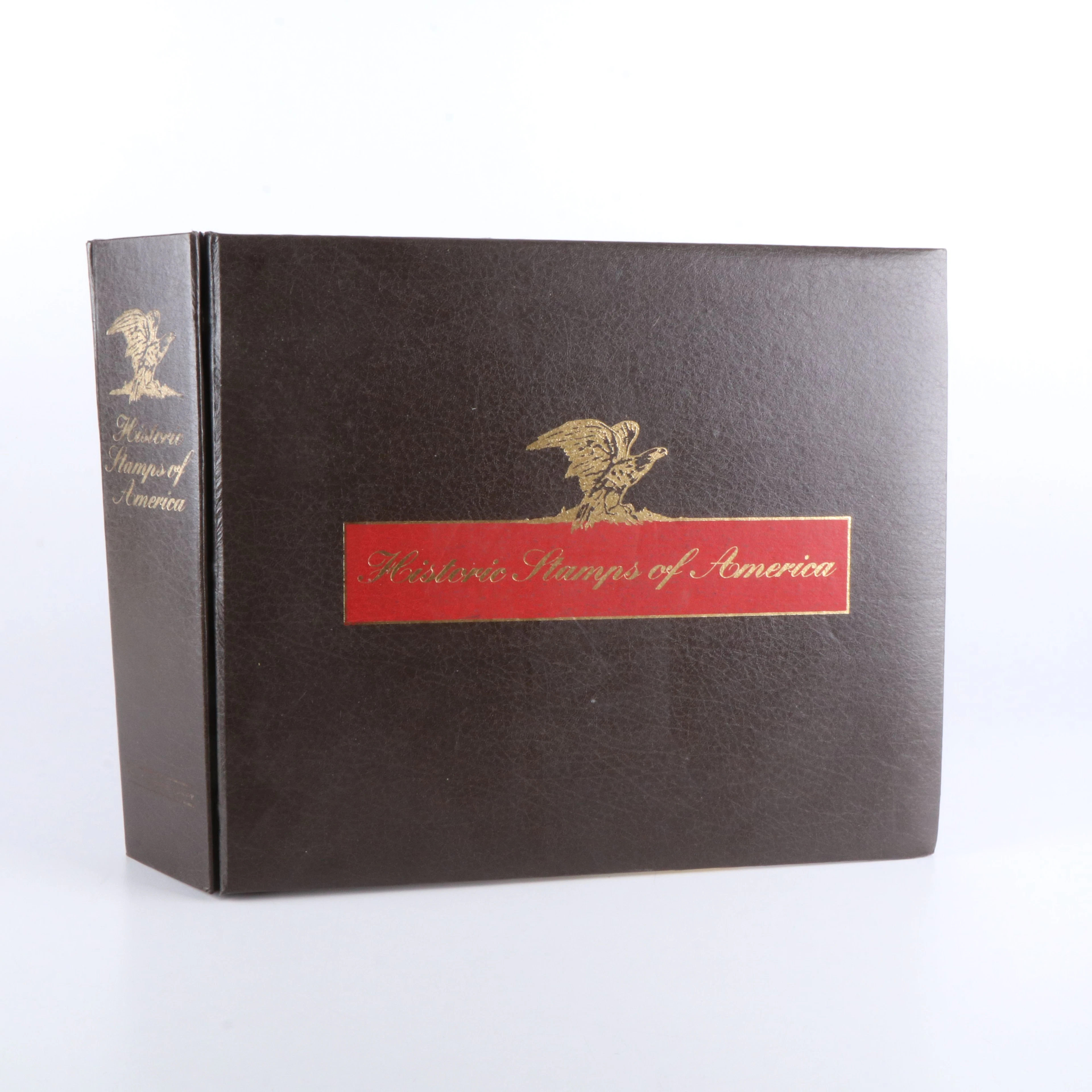 "Historic Stamps of America" Postal Cover Group, Mint Vintage Stamps as Cachets