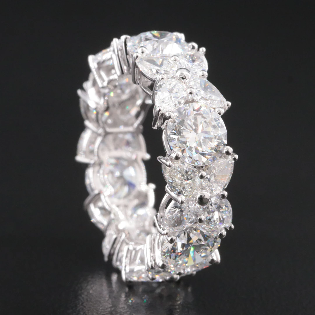 14K 9.07 CTW Lab Grown Diamond Eternity Band