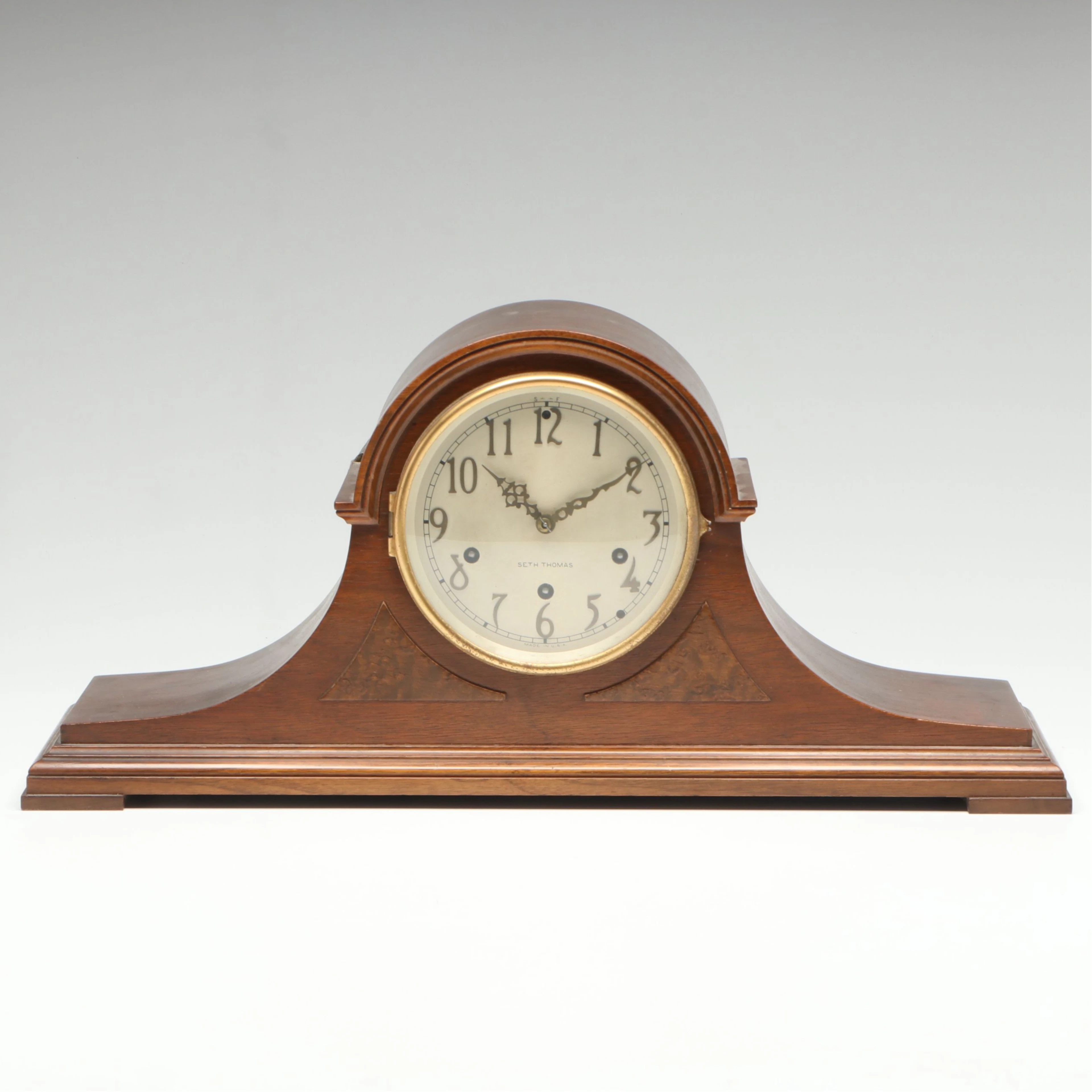 Seth Thomas Tambour Mantel Clock